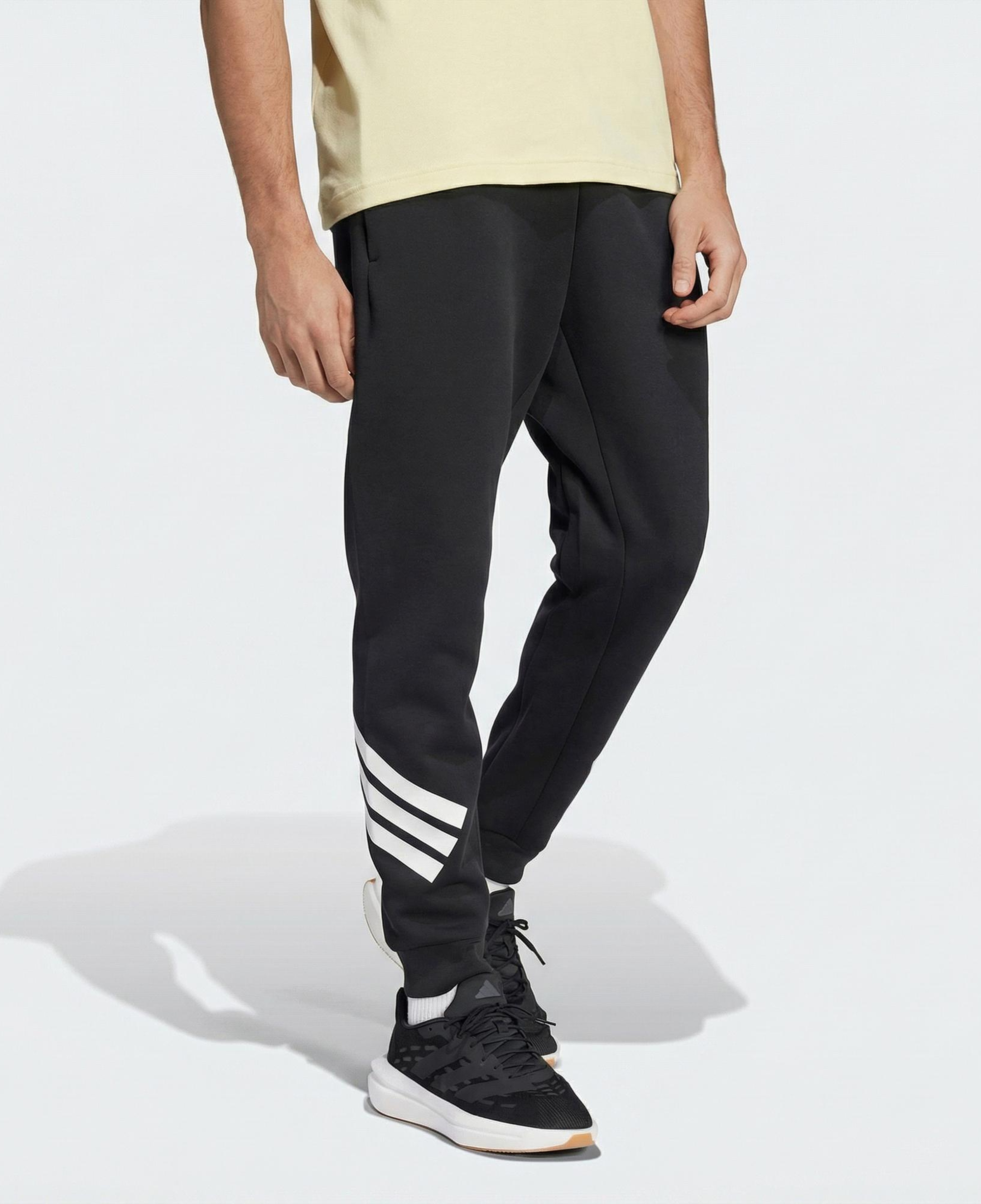 adidas Future Icon 3-Stripes Erkek Siyah Eşofman Altı