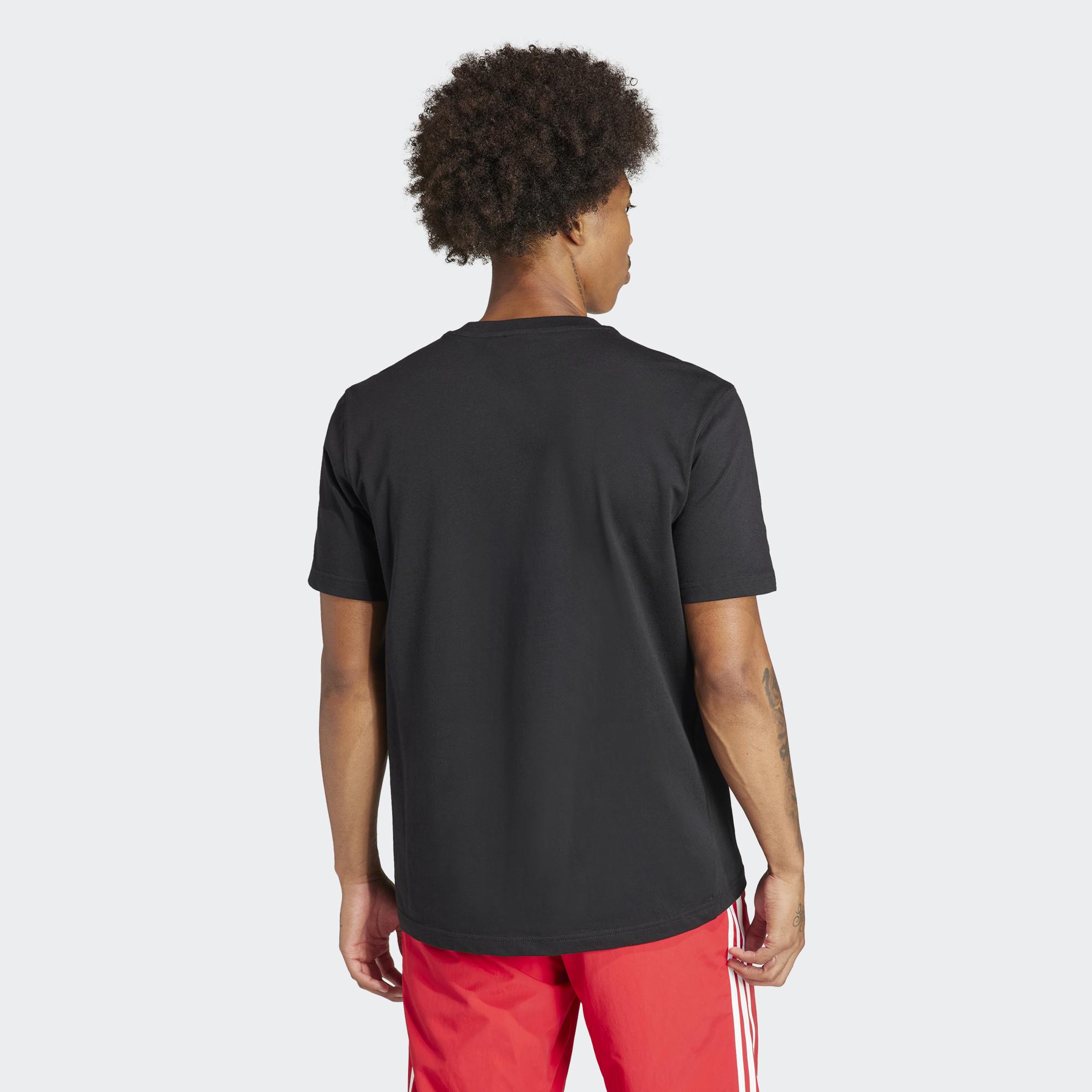 adidas Trefoil Erkek Siyah T-Shirt