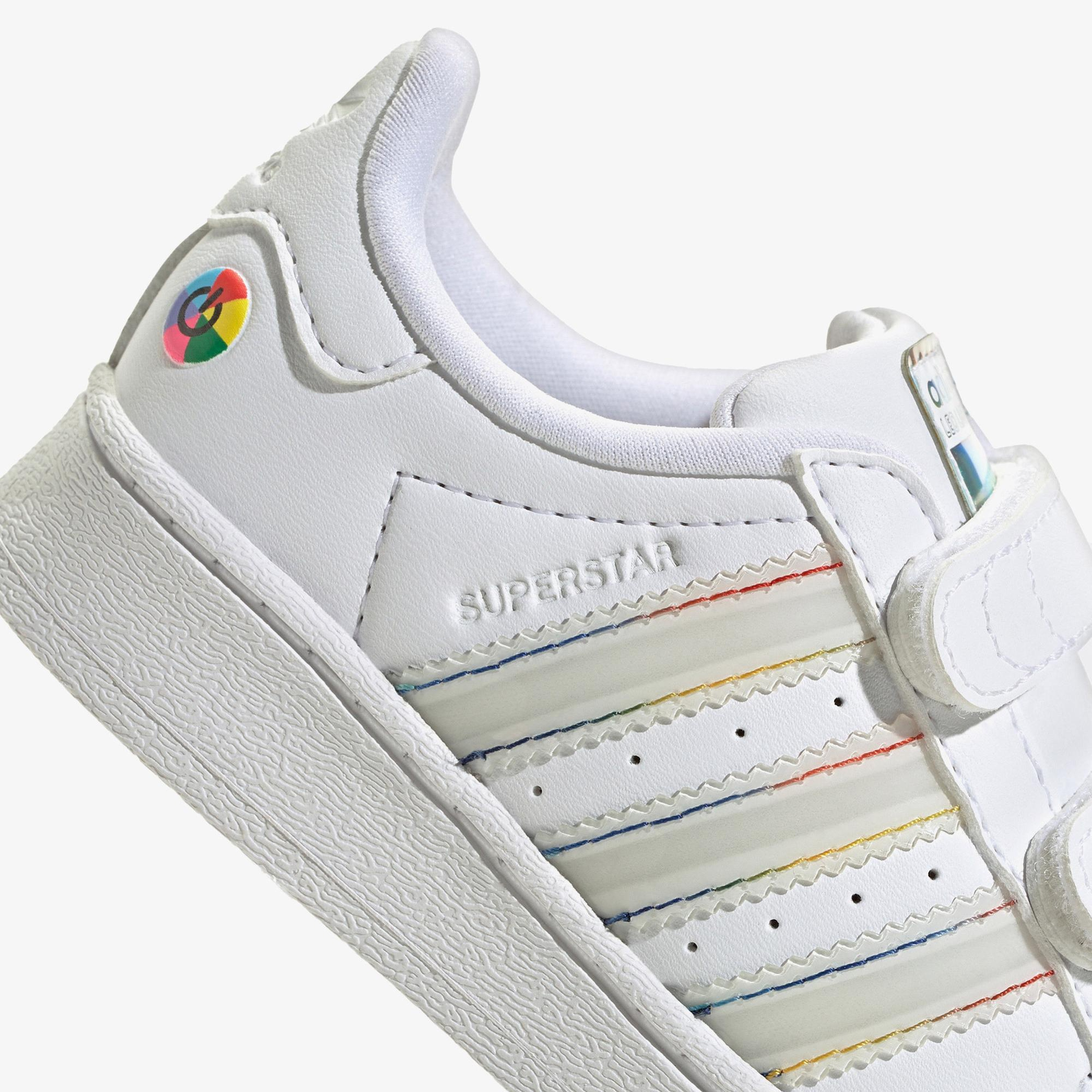 adidas Superstar LED Lights Comfort Closure Çocuk Beyaz Sneaker
