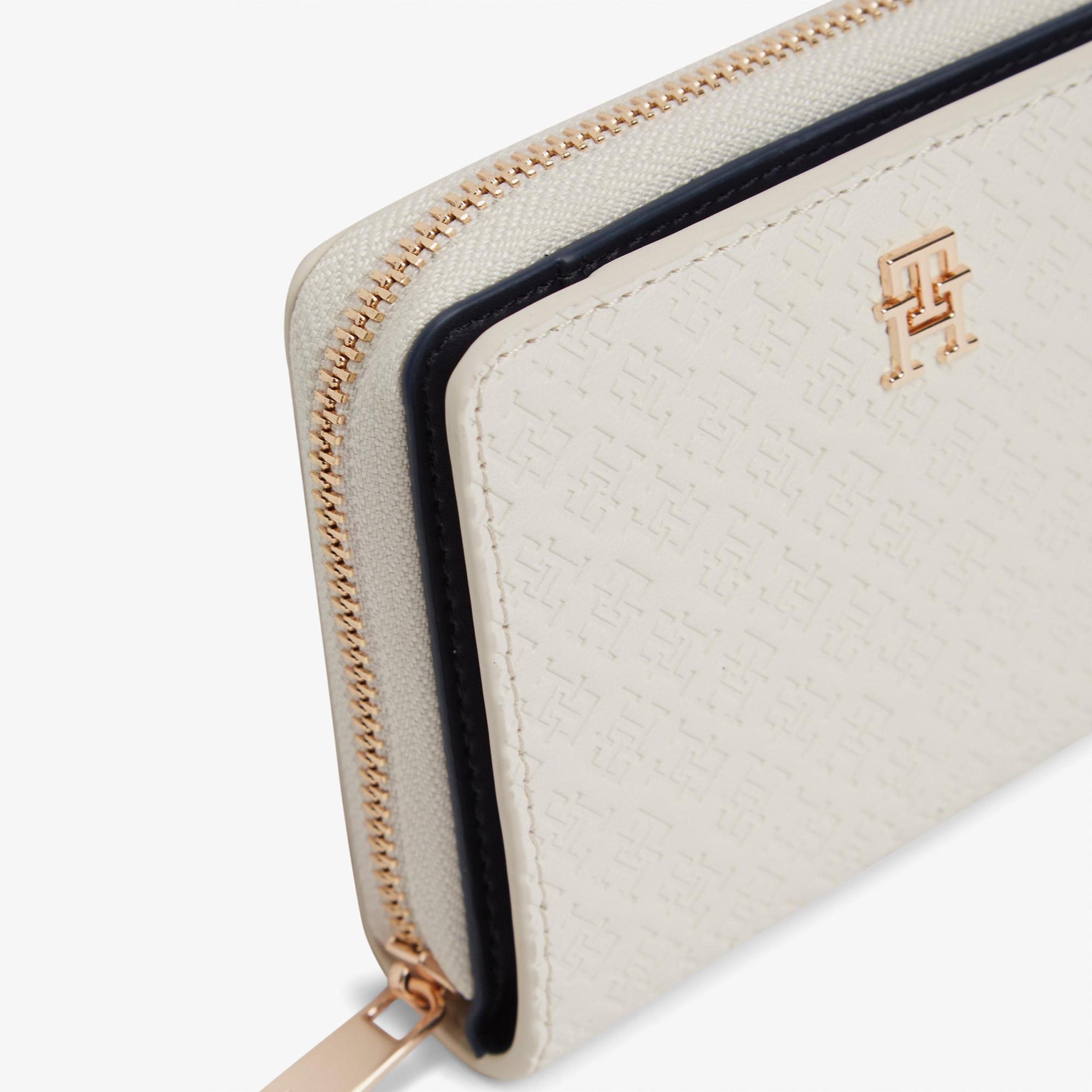 Tommy Hilfiger Icon Kadın Bej Cüzdan