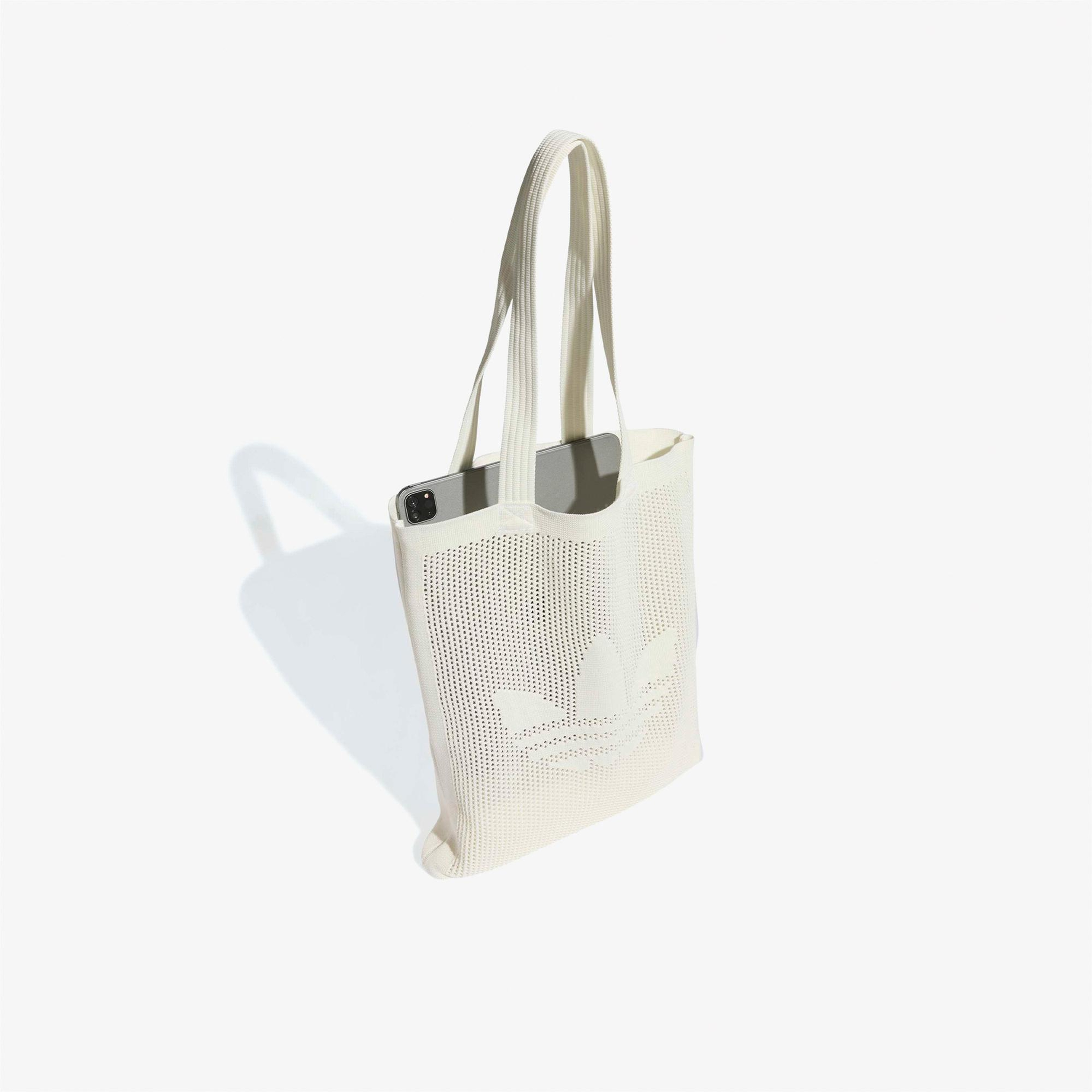 adidas Crochet Tote Unisex Beyaz El Çantası