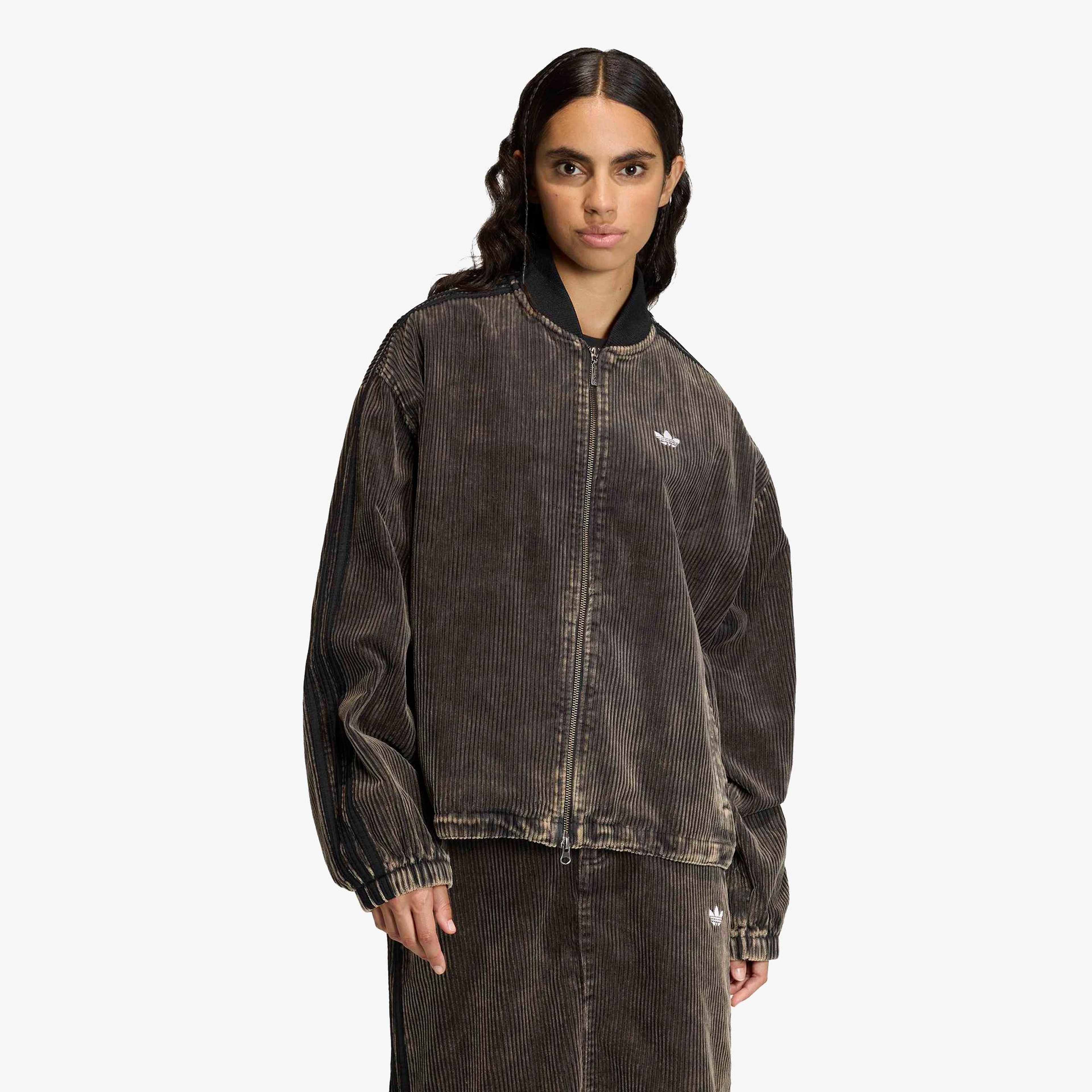 adidas Corduroy Kadın Kahverengi Ceket