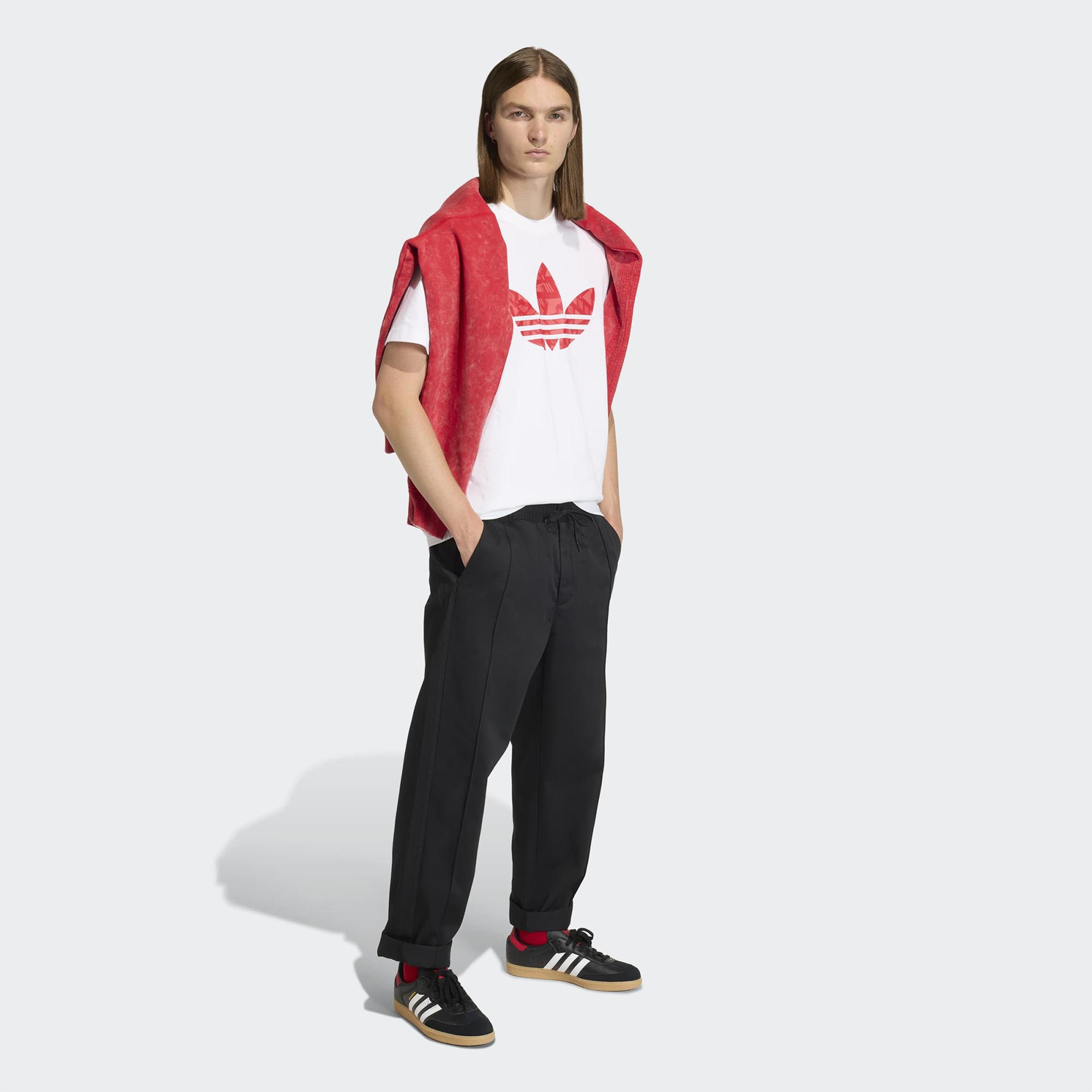 adidas Trefoil Series Erkek Beyaz T-Shirt