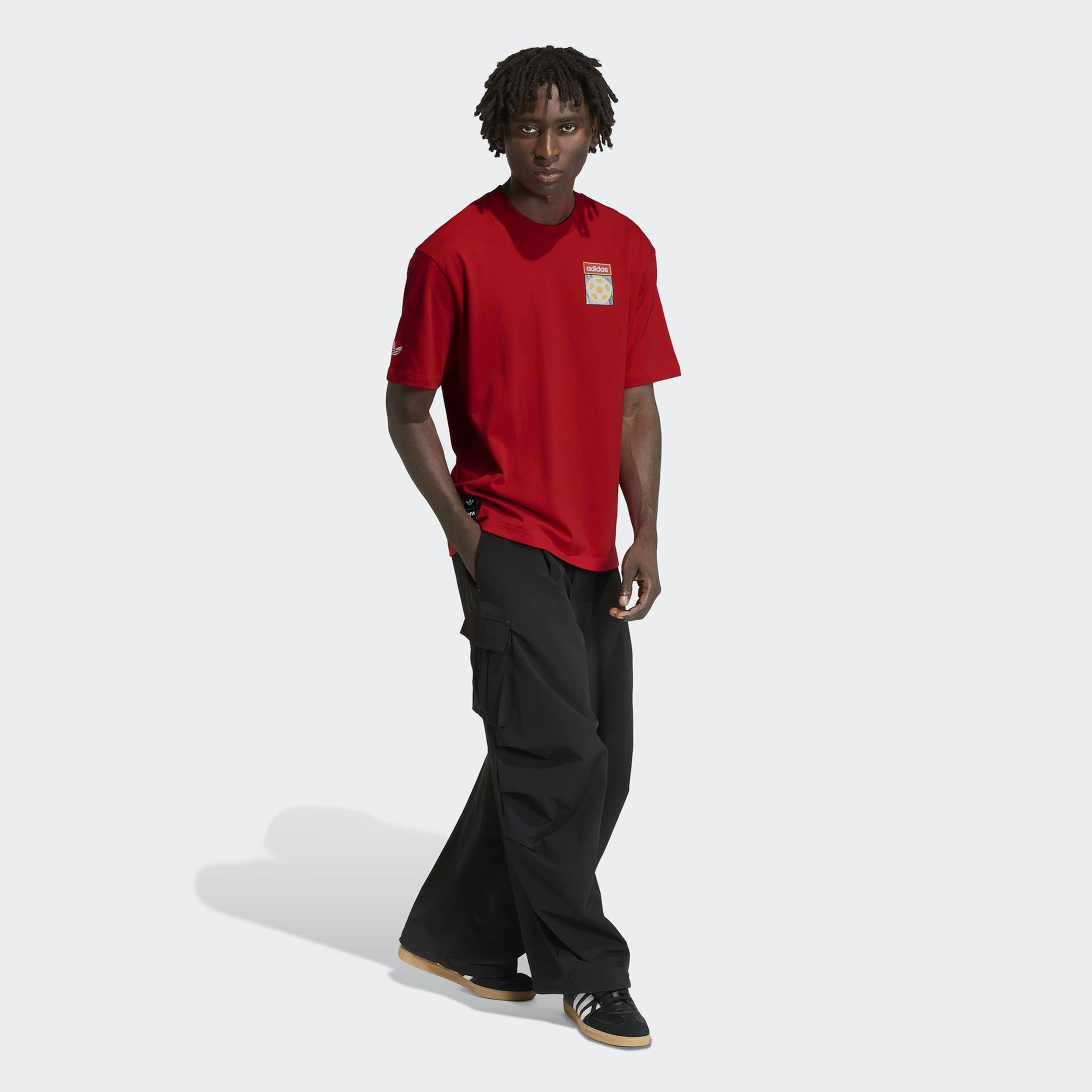 adidas Flag Erkek Kırmızı T-Shirt
