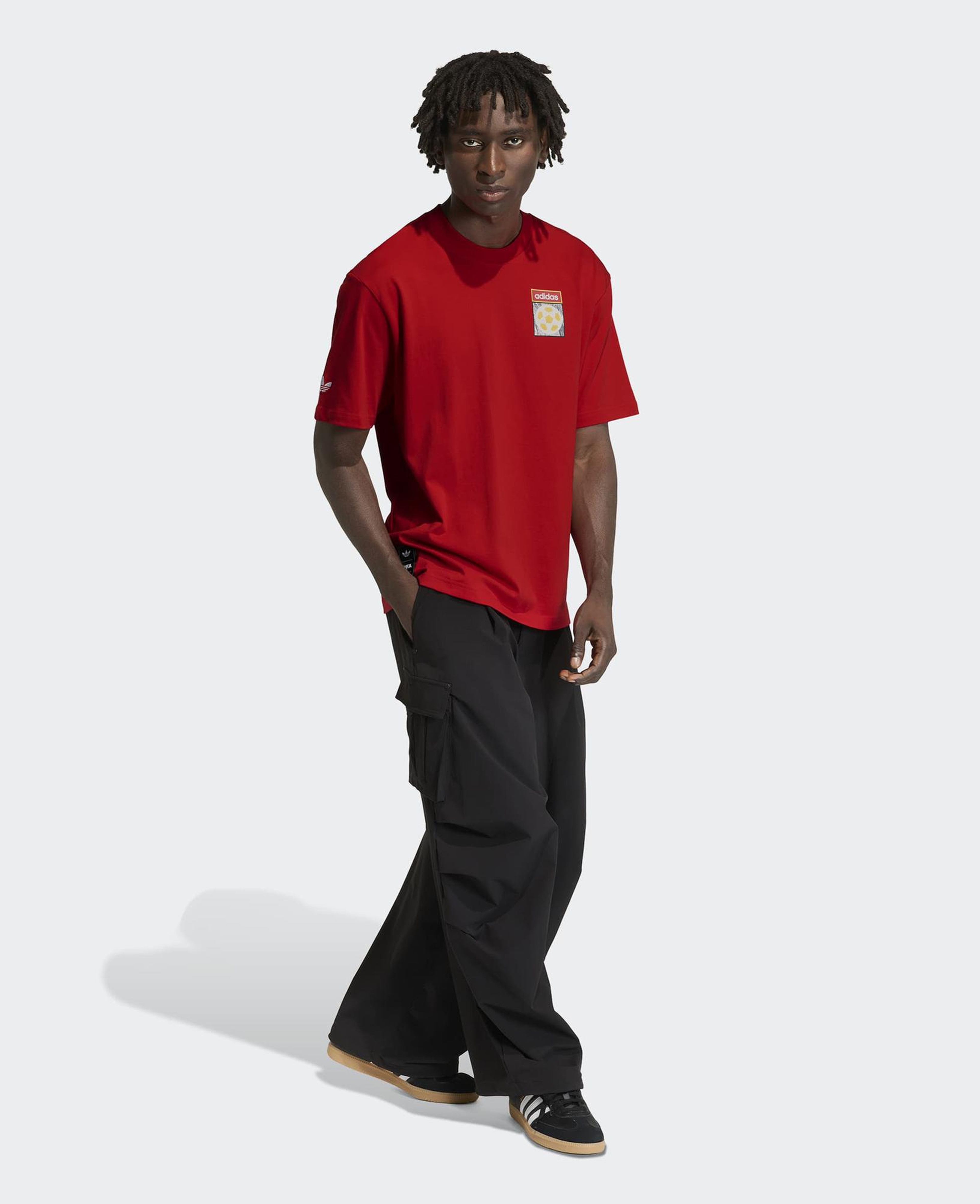 adidas Flag Erkek Kırmızı T-Shirt