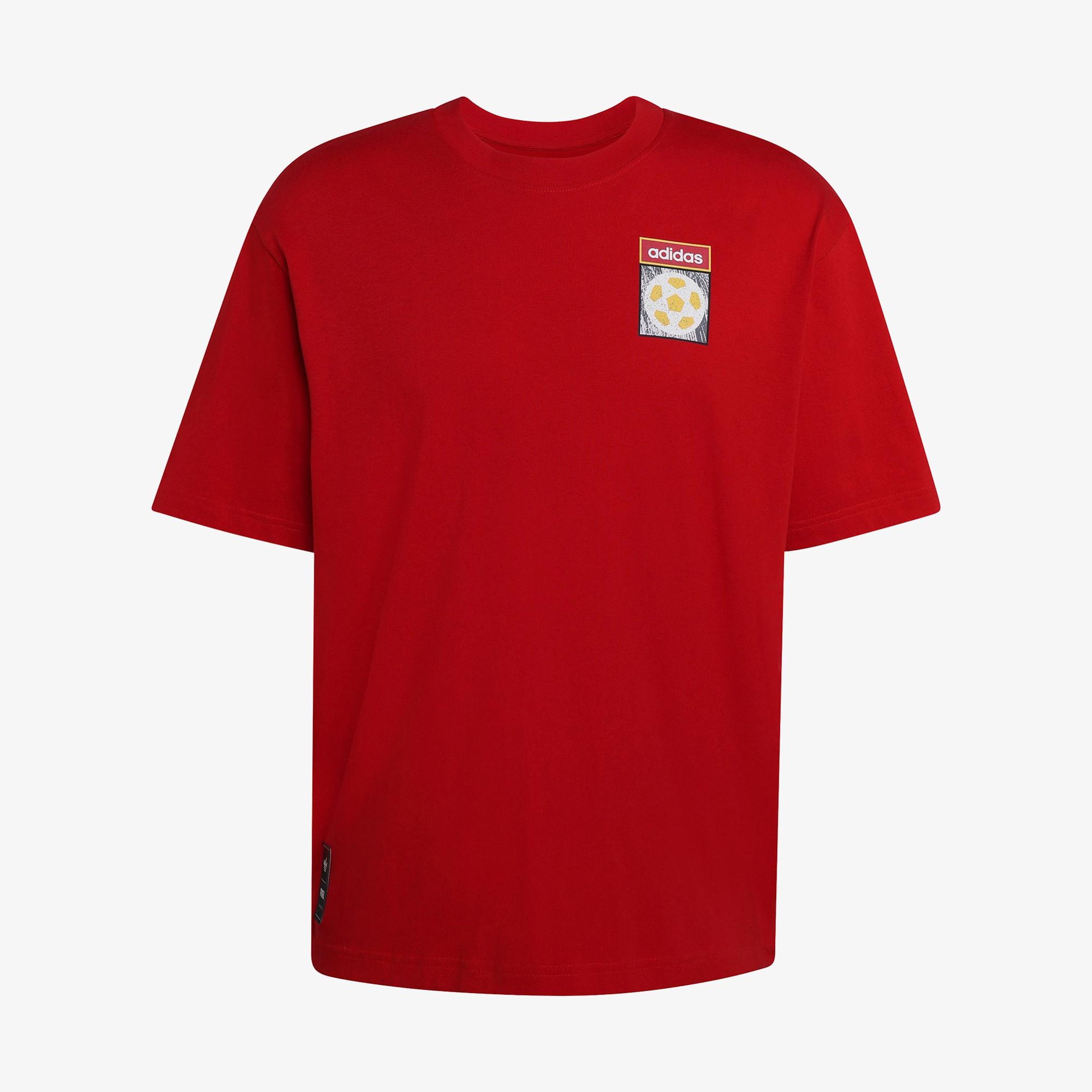 adidas Flag Erkek Kırmızı T-Shirt