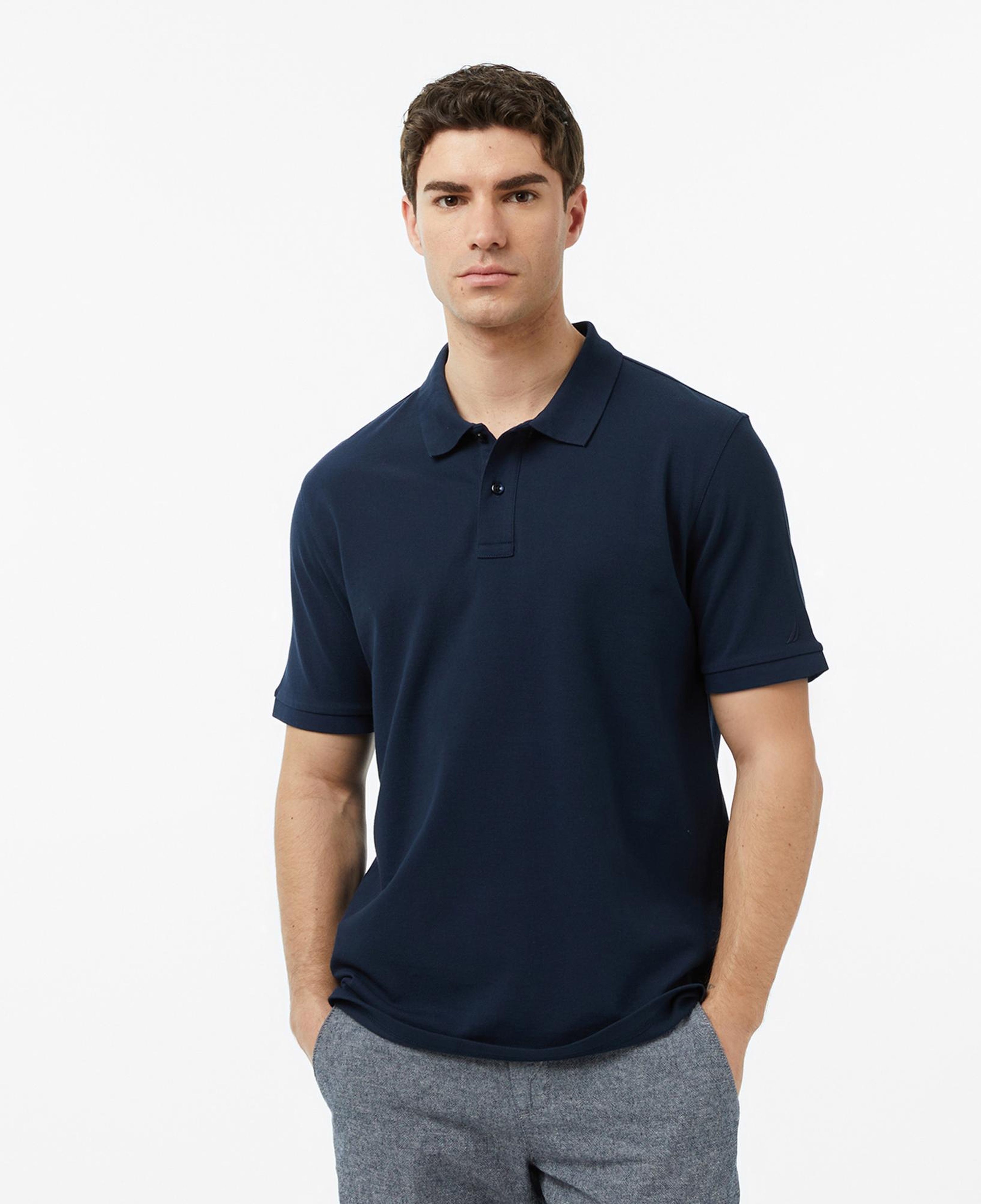 Nautica Erkek Lacivert Regular Fit Polo Yaka T-Shirt
