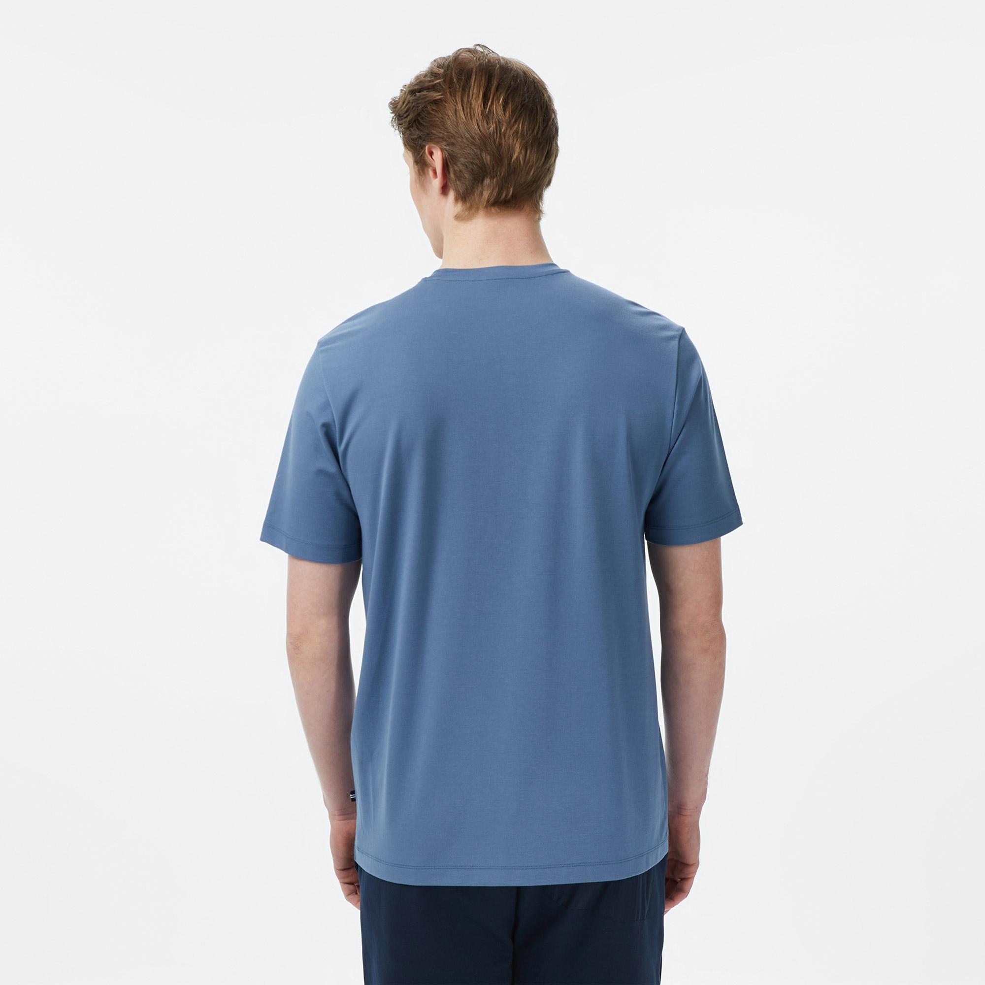 Nautica Erkek Mavi Regular Fit T-Shirt