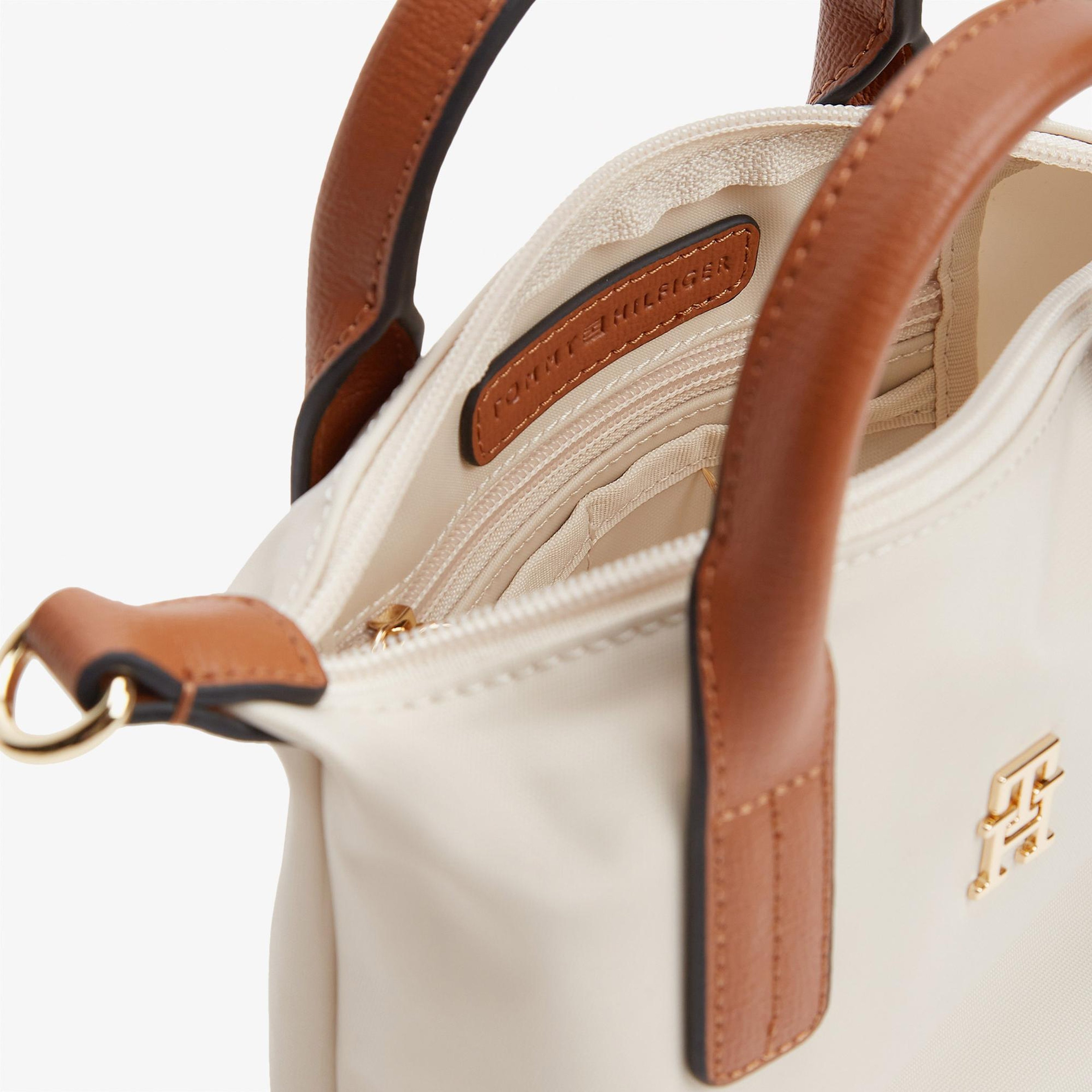 Tommy Hilfiger Popette Kadın Bej El Çantası