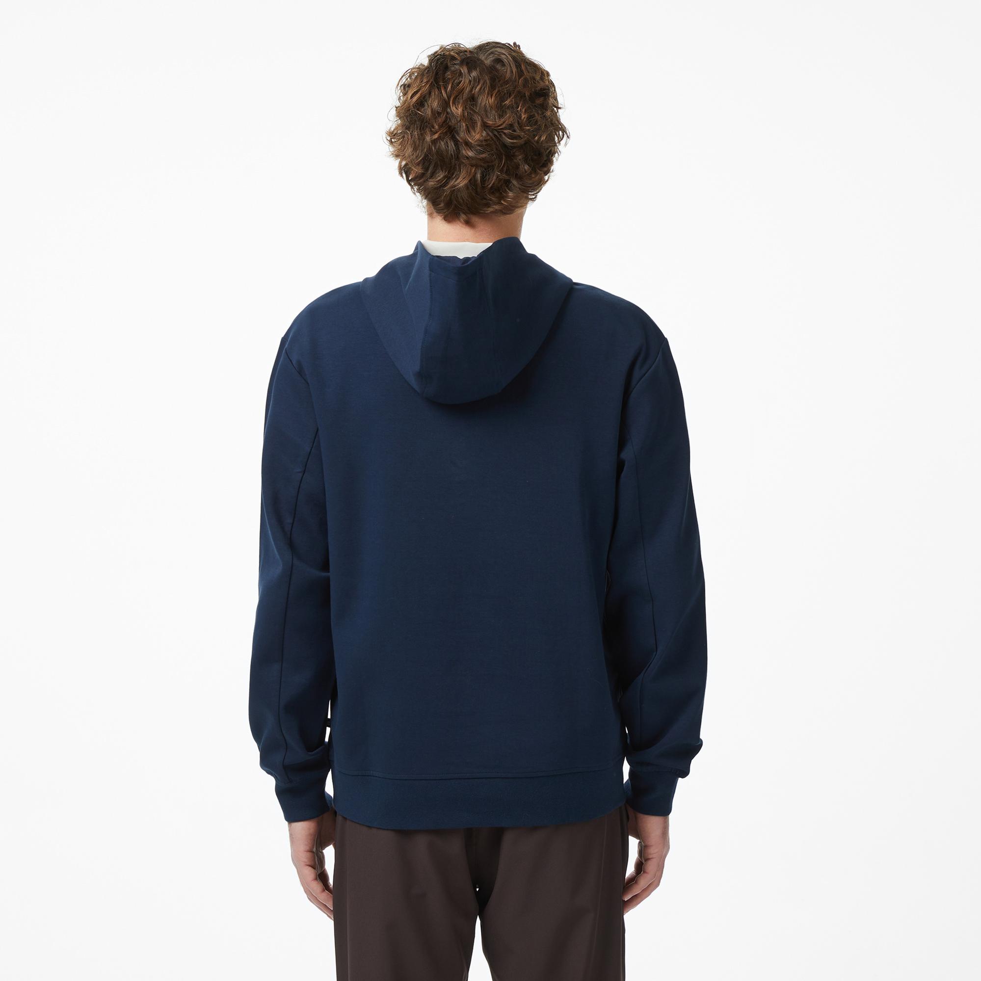 Nautica Erkek Lacivert Regular Fit Kapüşonlu Sweatshirt