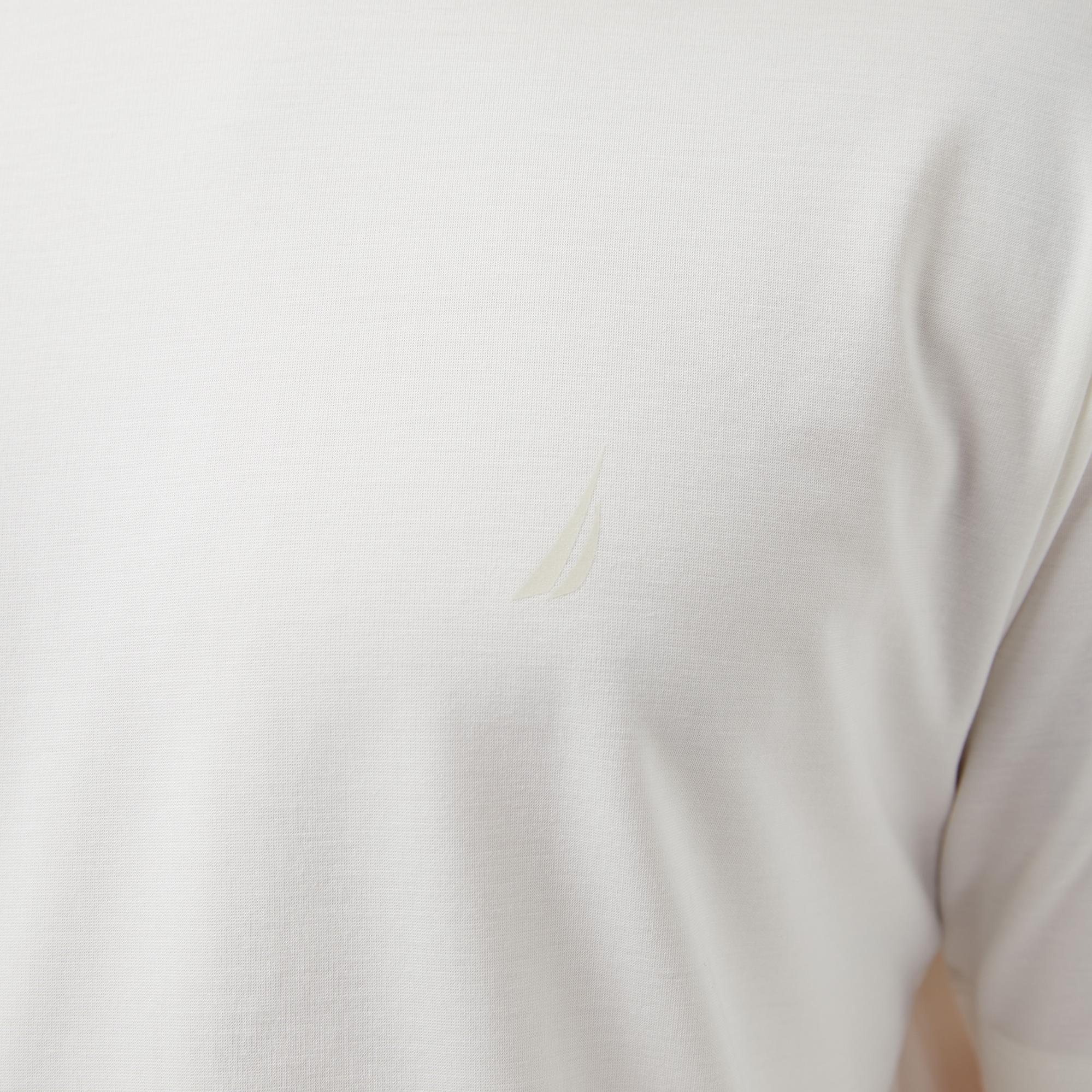 Nautica Erkek Krem Regular Fit T-Shirt