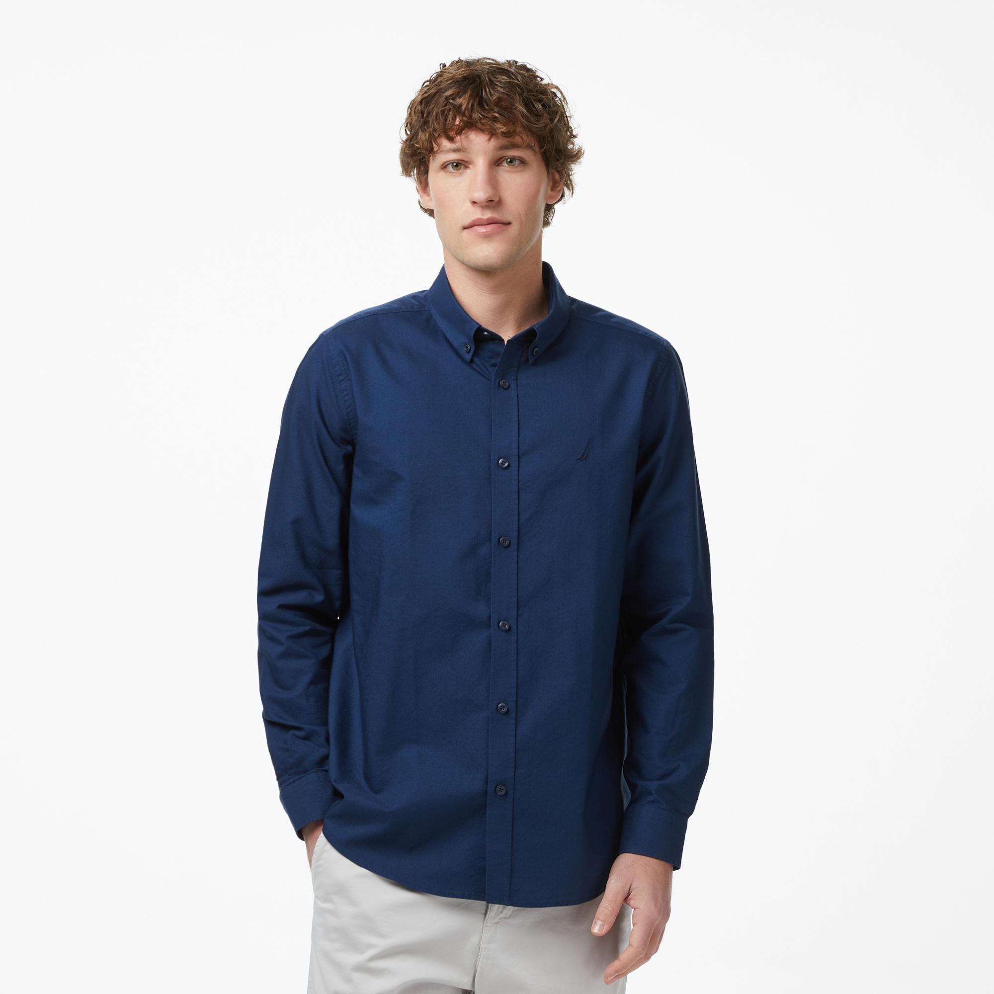 Nautica Erkek Lacivert Regular Fit Gömlek