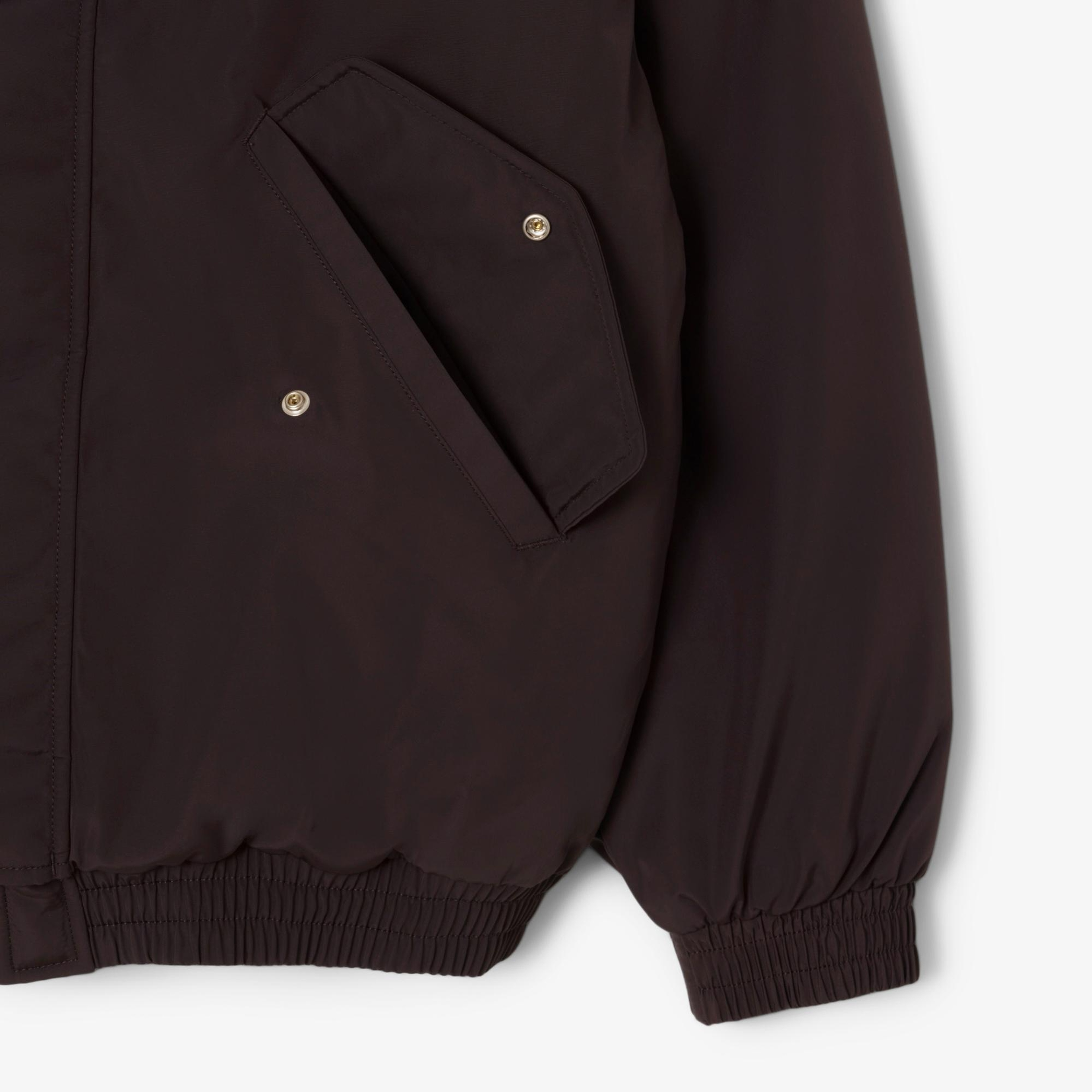 Lacoste Erkek Classic Fit Kahverengi Bomber Ceket