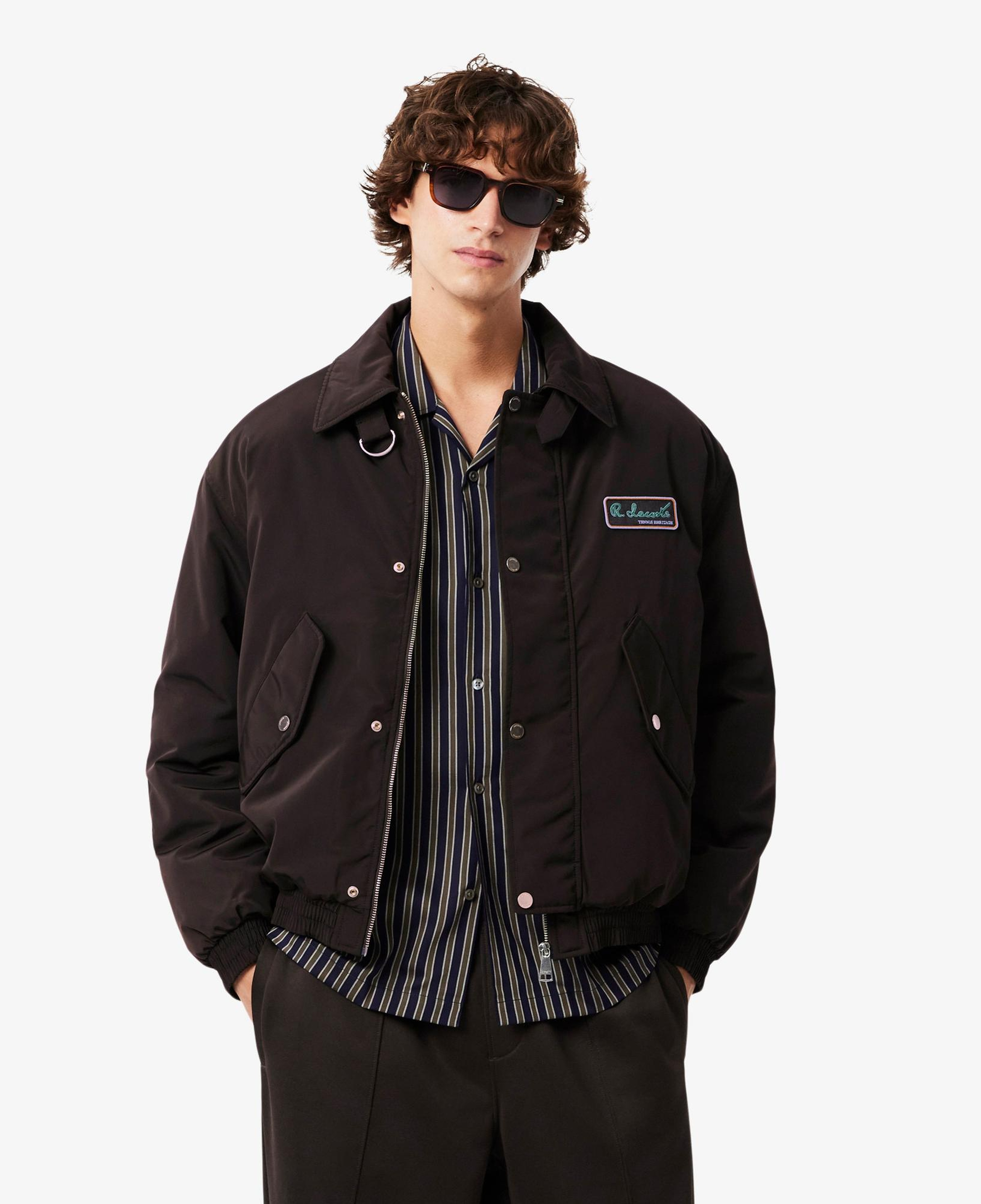 Lacoste Erkek Classic Fit Kahverengi Bomber Ceket