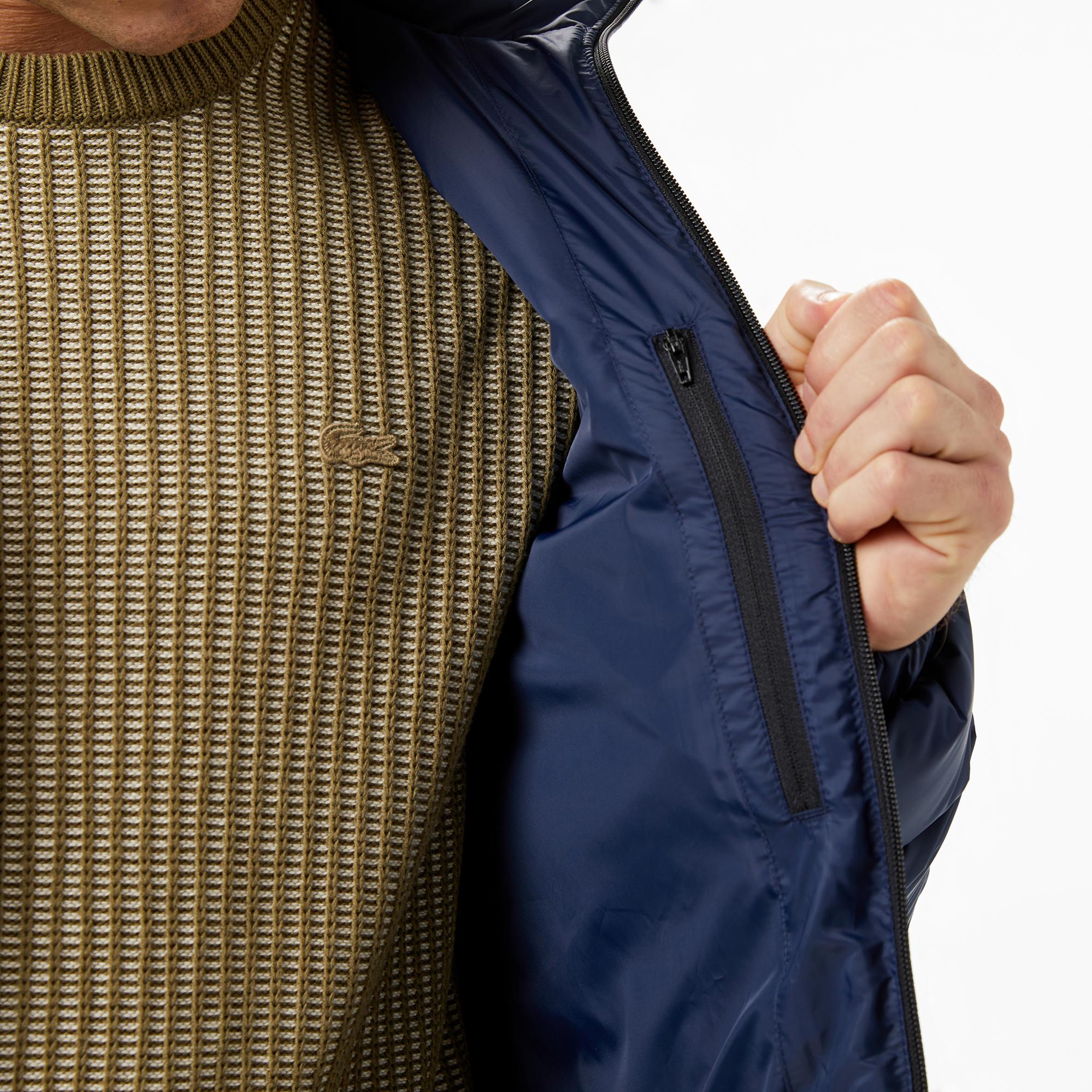 Lacoste Erkek Regular Fit Lacivert Şişme Mont