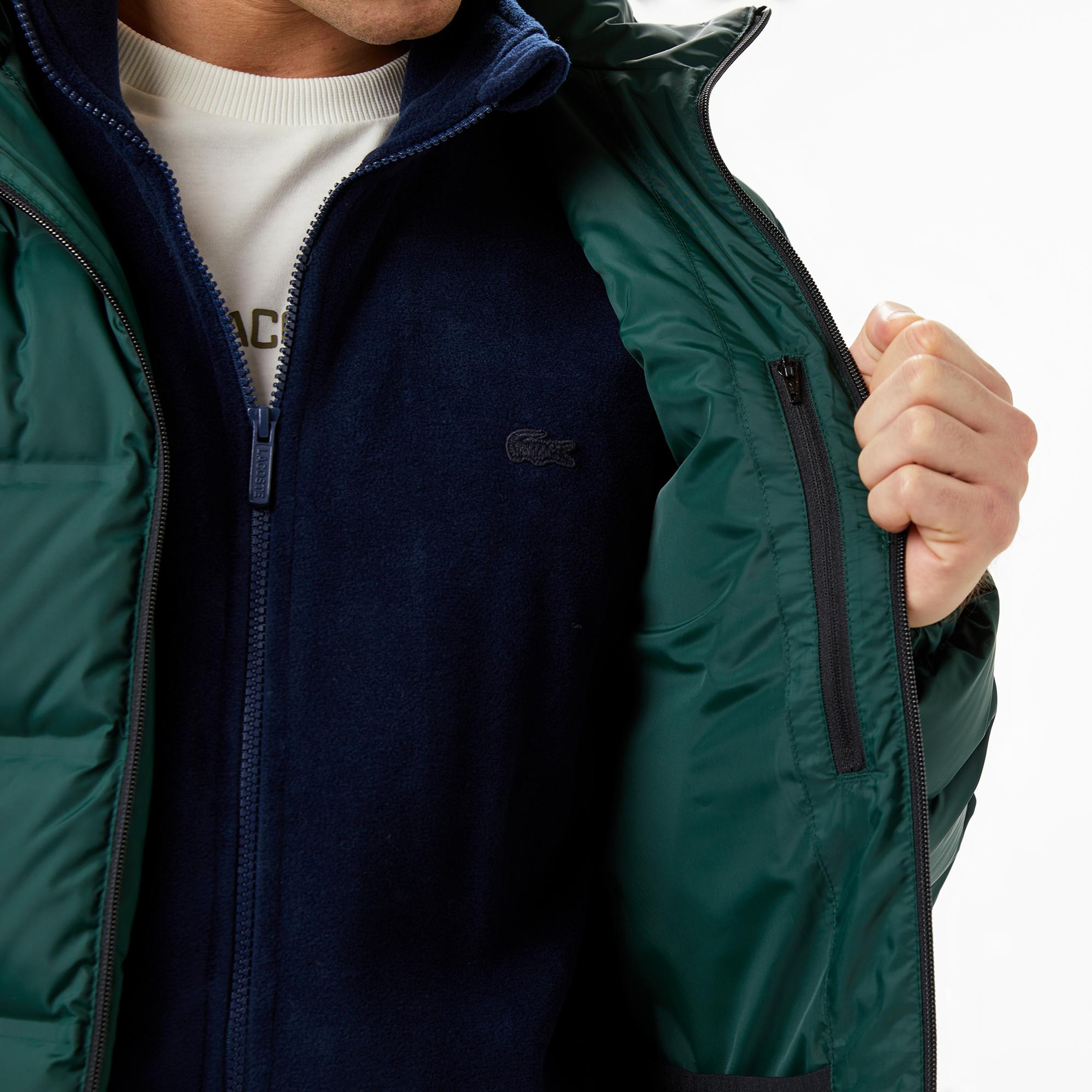 Lacoste Erkek Regular Fit Koyu Yeşil Şişme Mont