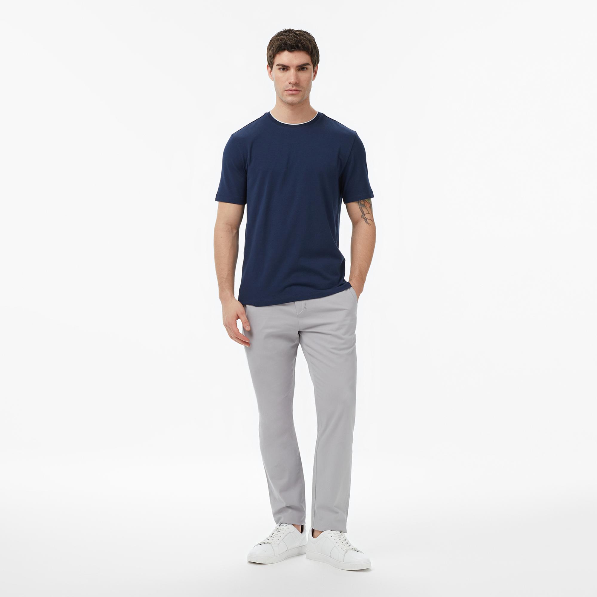 Nautica Erkek Gri Tapered Pantolon