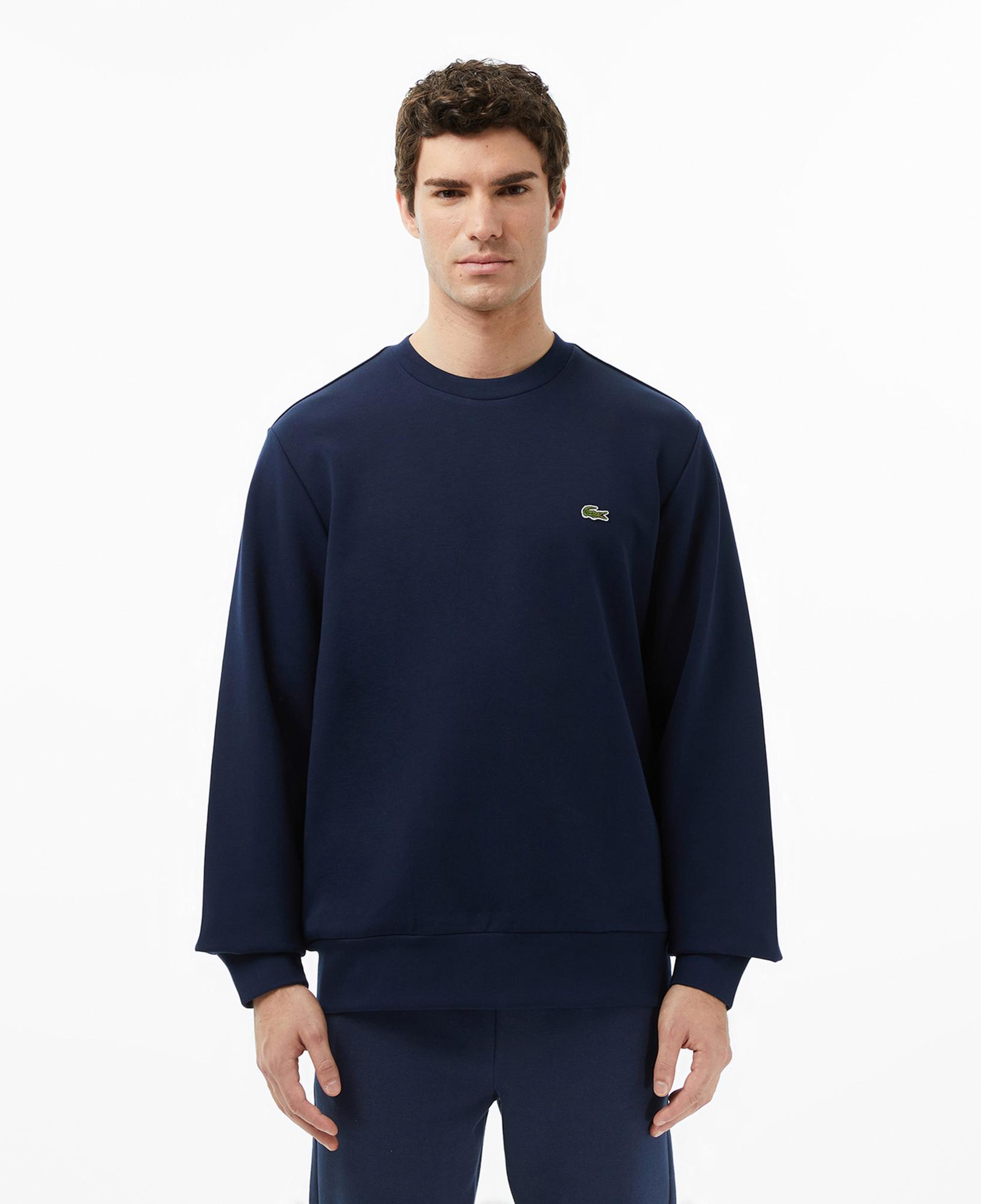 Lacoste Erkek Classic Fit Bisiklet Yaka Lacivert Sweatshirt
