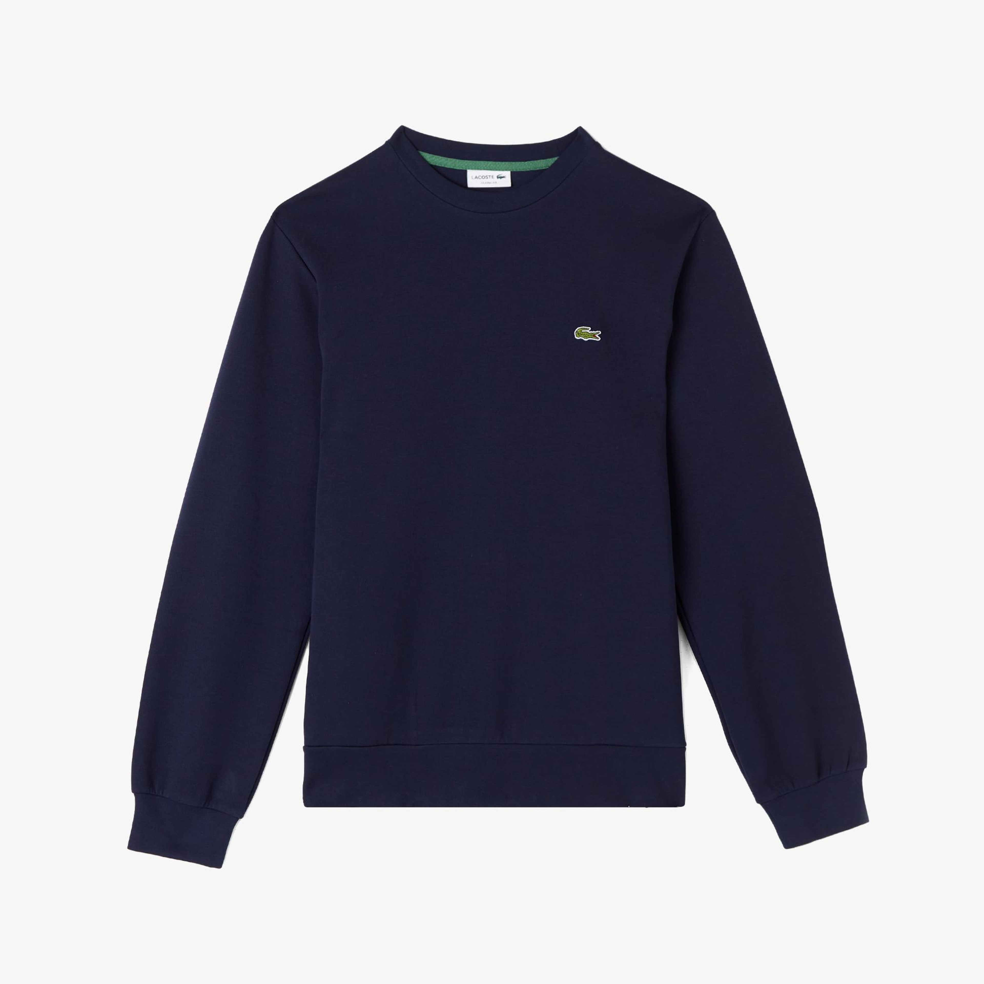 Lacoste Erkek Classic Fit Bisiklet Yaka Lacivert Sweatshirt