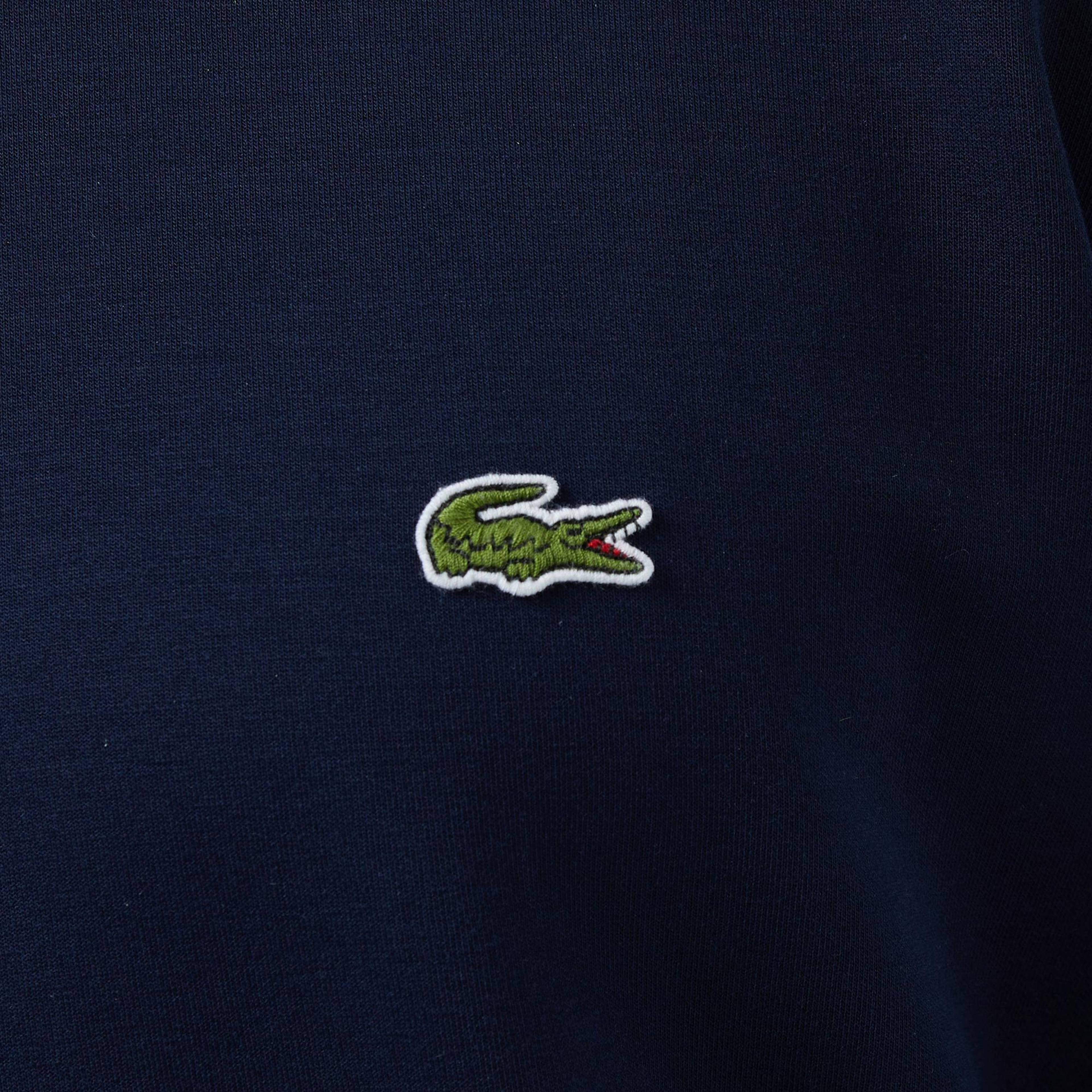 Lacoste Erkek Classic Fit Bisiklet Yaka Lacivert Sweatshirt