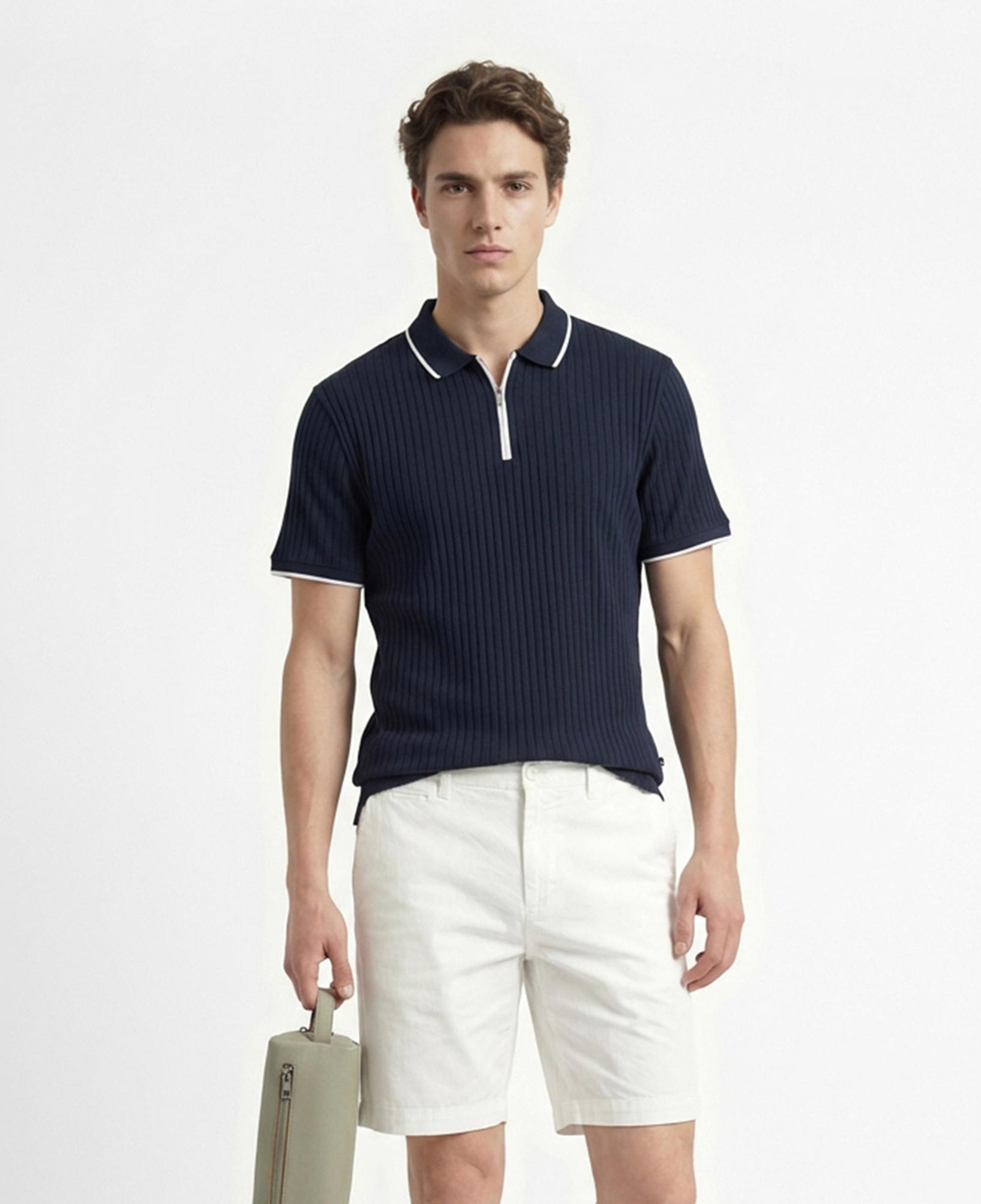 Nautica Erkek Lacivert Regular Fit Polo Yaka T-Shirt