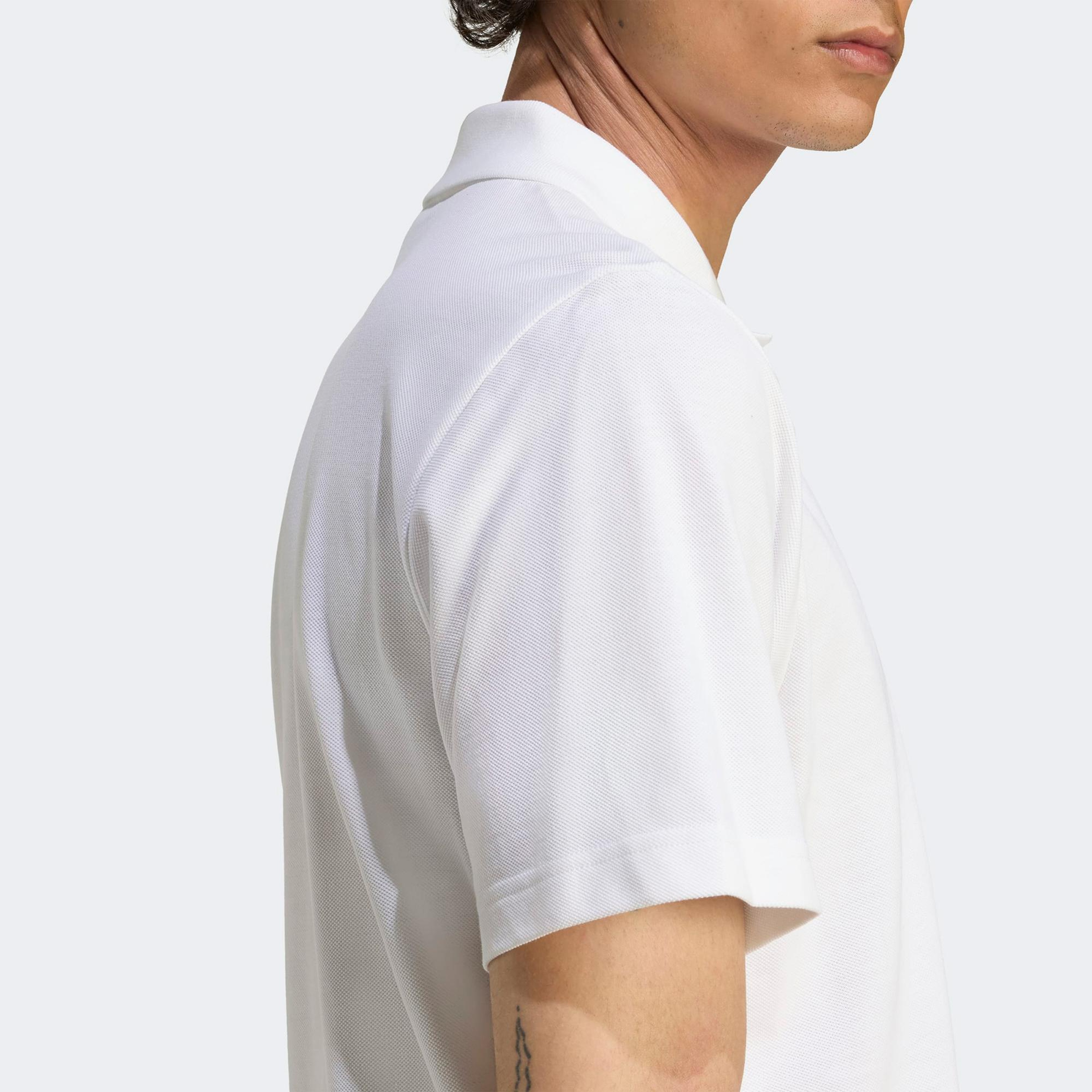 adidas Trefoil Essentials Erkek Beyaz Polo