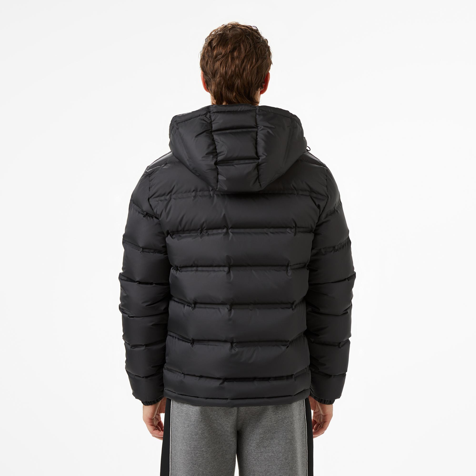 Lacoste Erkek Regular Fit Siyah Şişme Mont