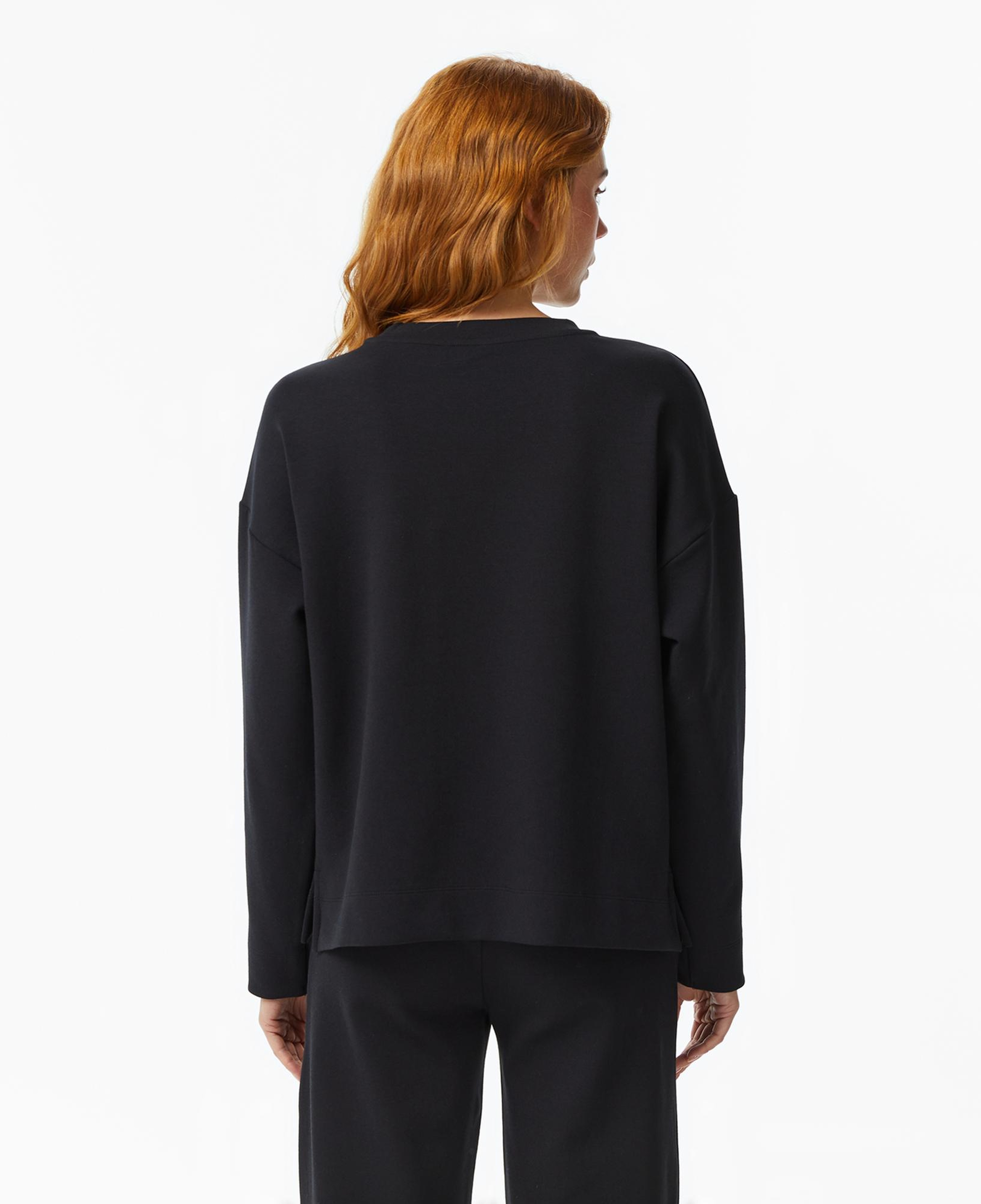 Nautica Kadın Siyah Regular Fit Sweatshirt