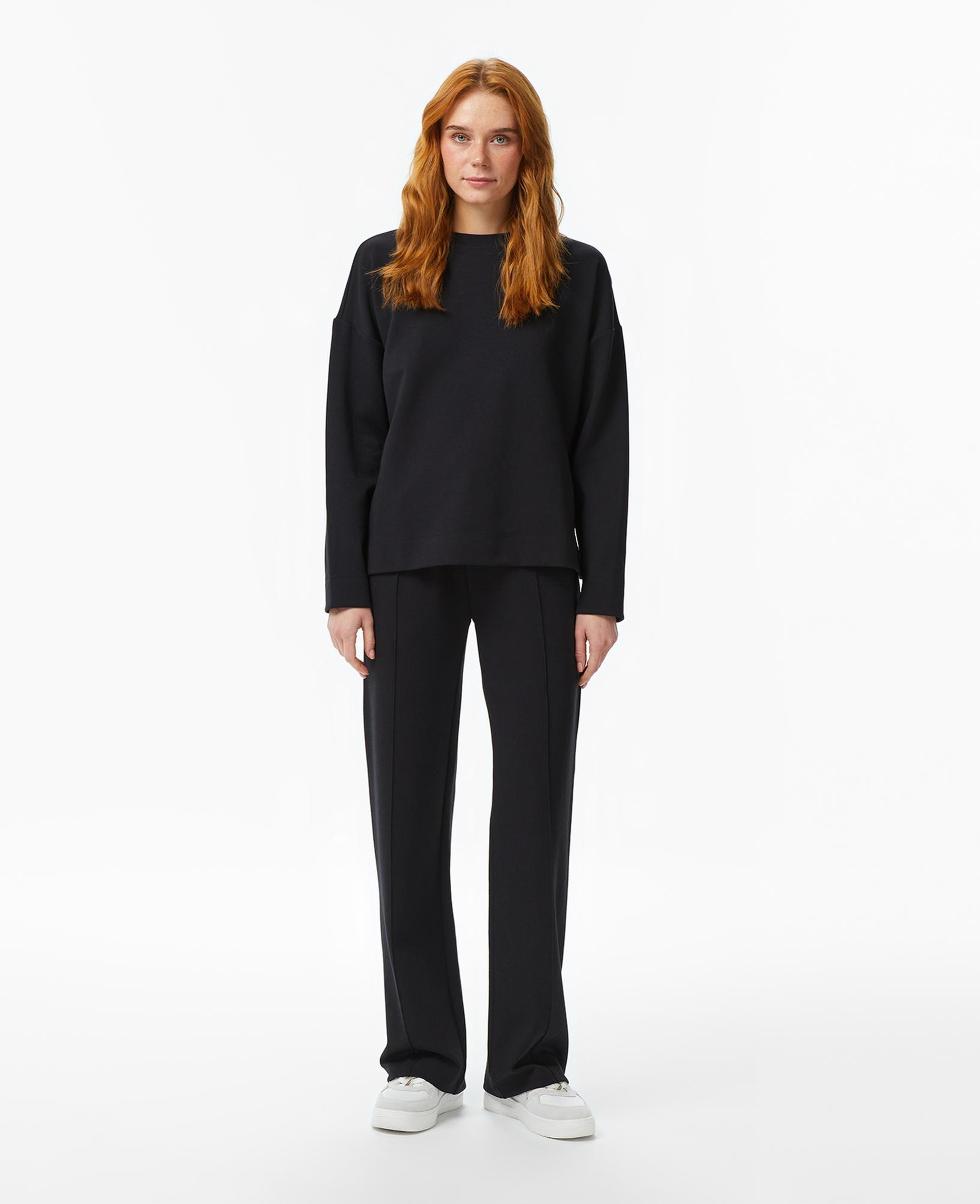 Nautica Kadın Siyah Regular Fit Sweatshirt