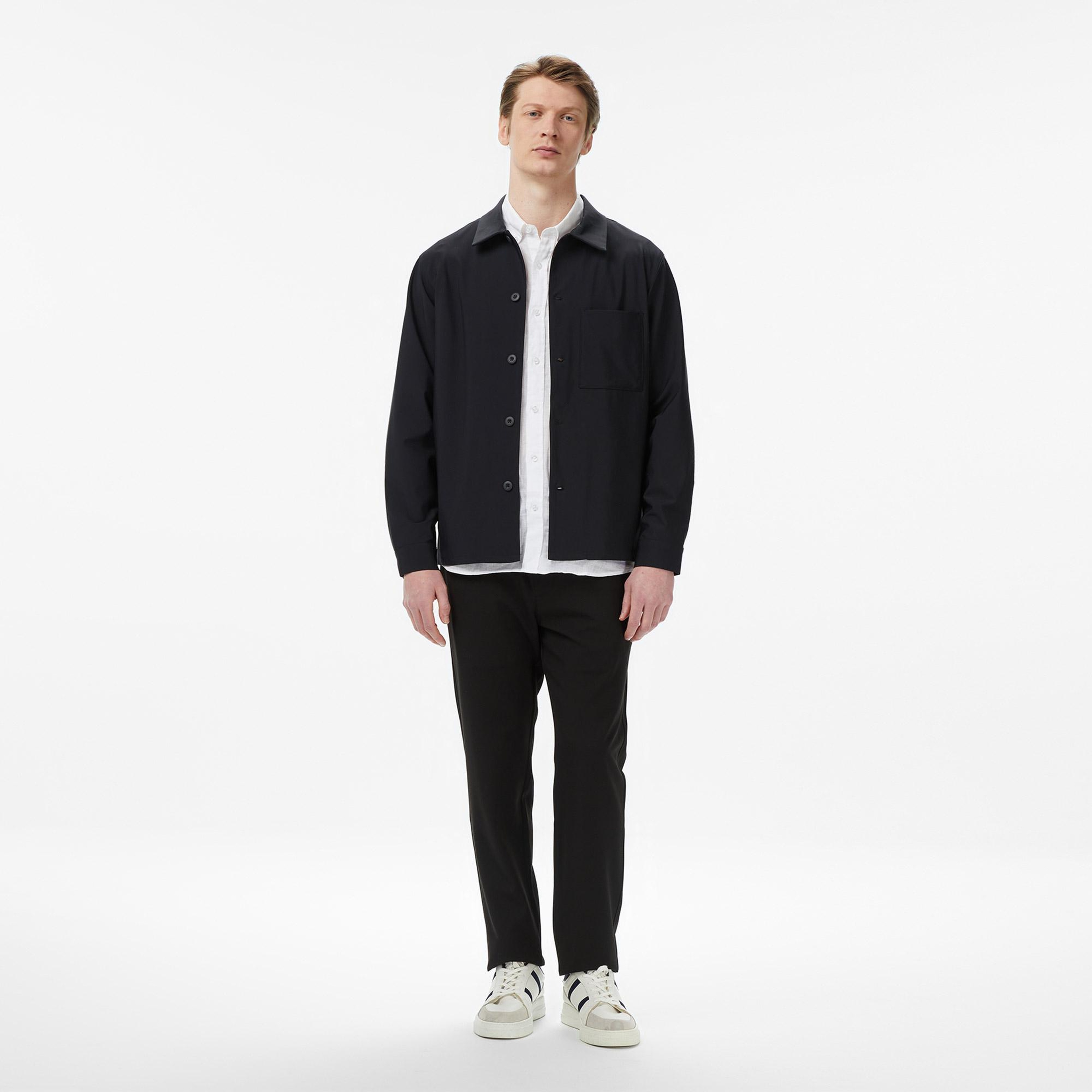 Nautica Erkek Siyah Regular Fit Gömlek