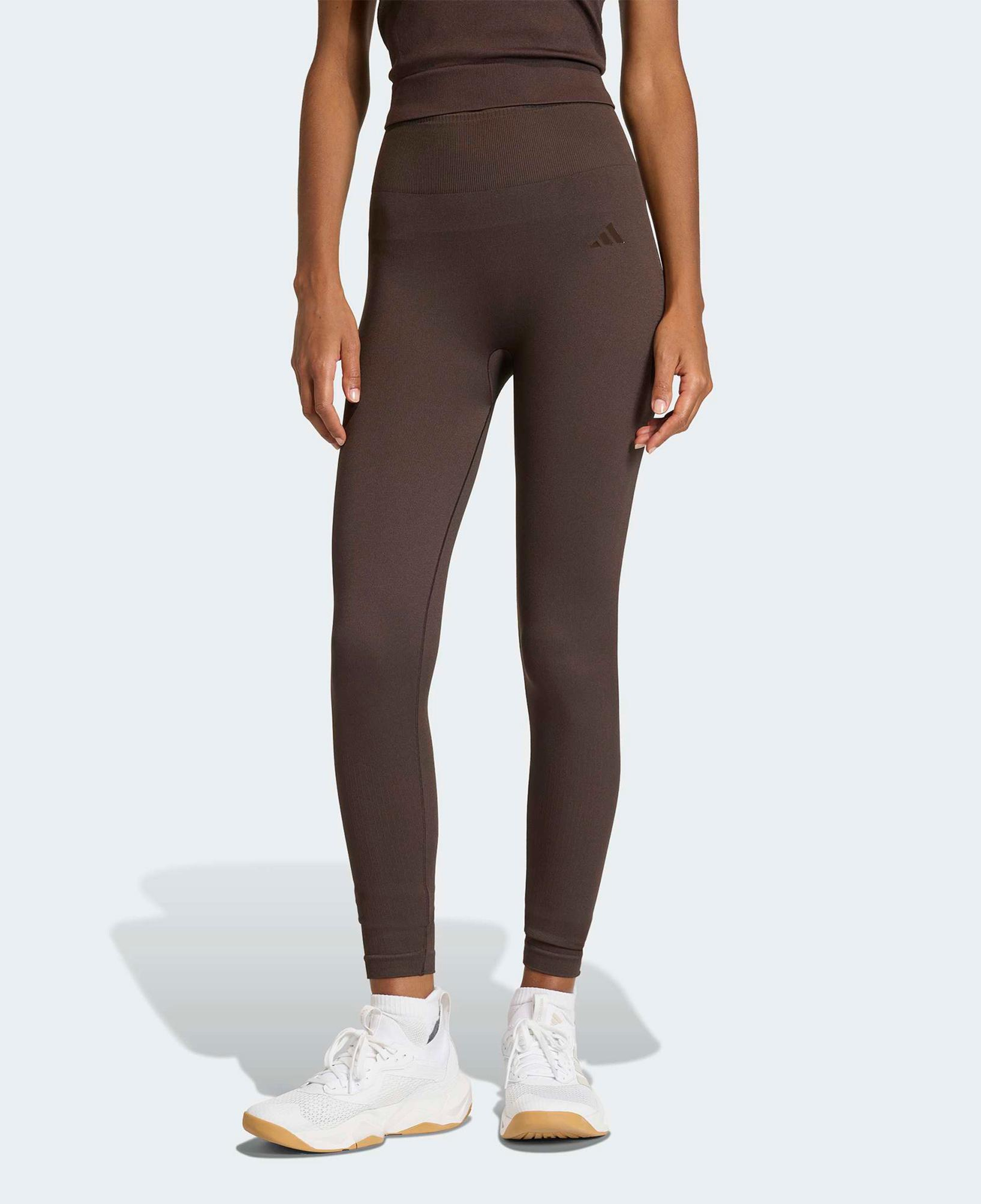 adidas Workout Essentials Kadın Kahverengi Tayt