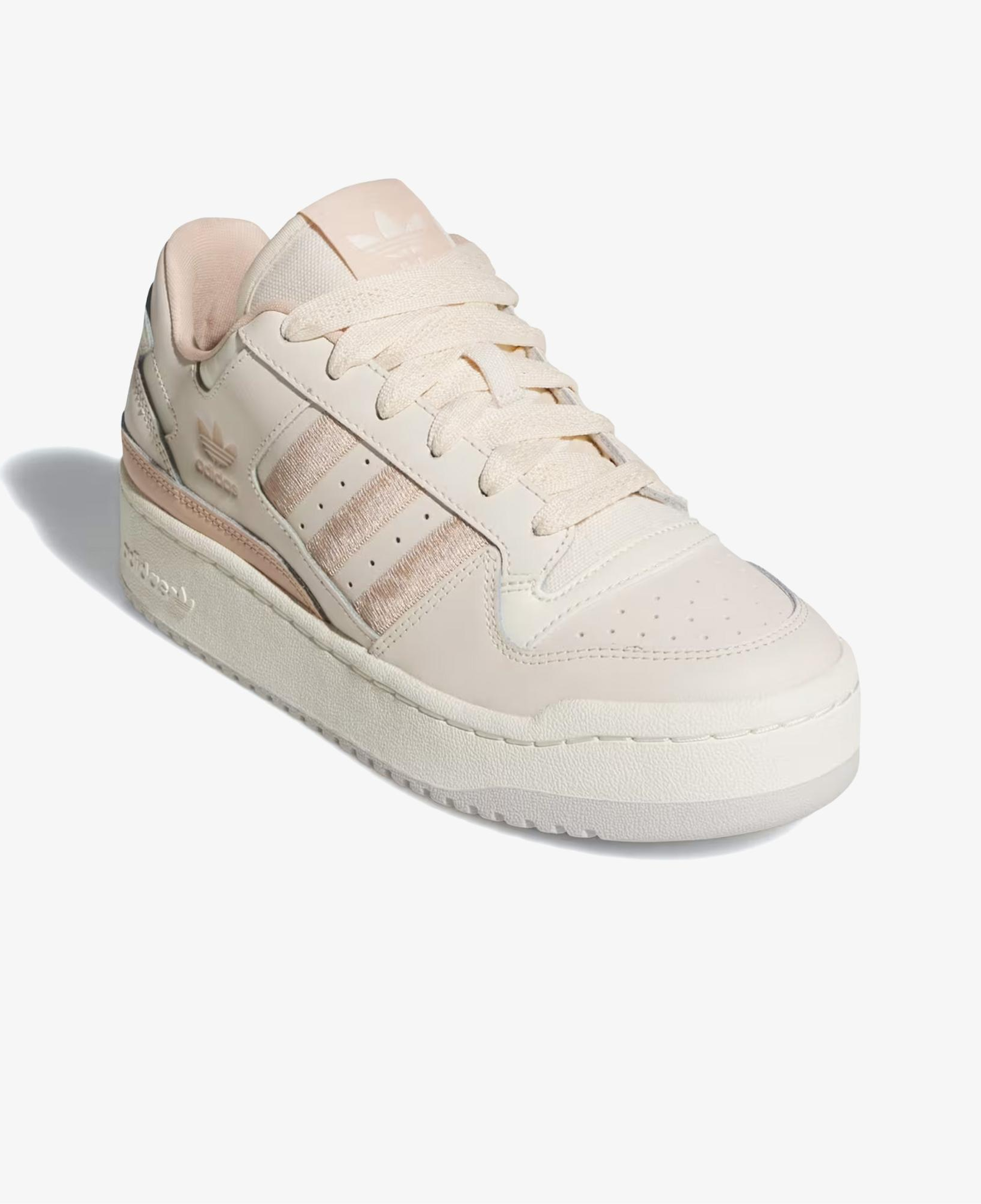 adidas Forum Bold Stripes Kadın Krem Rengi Sneaker