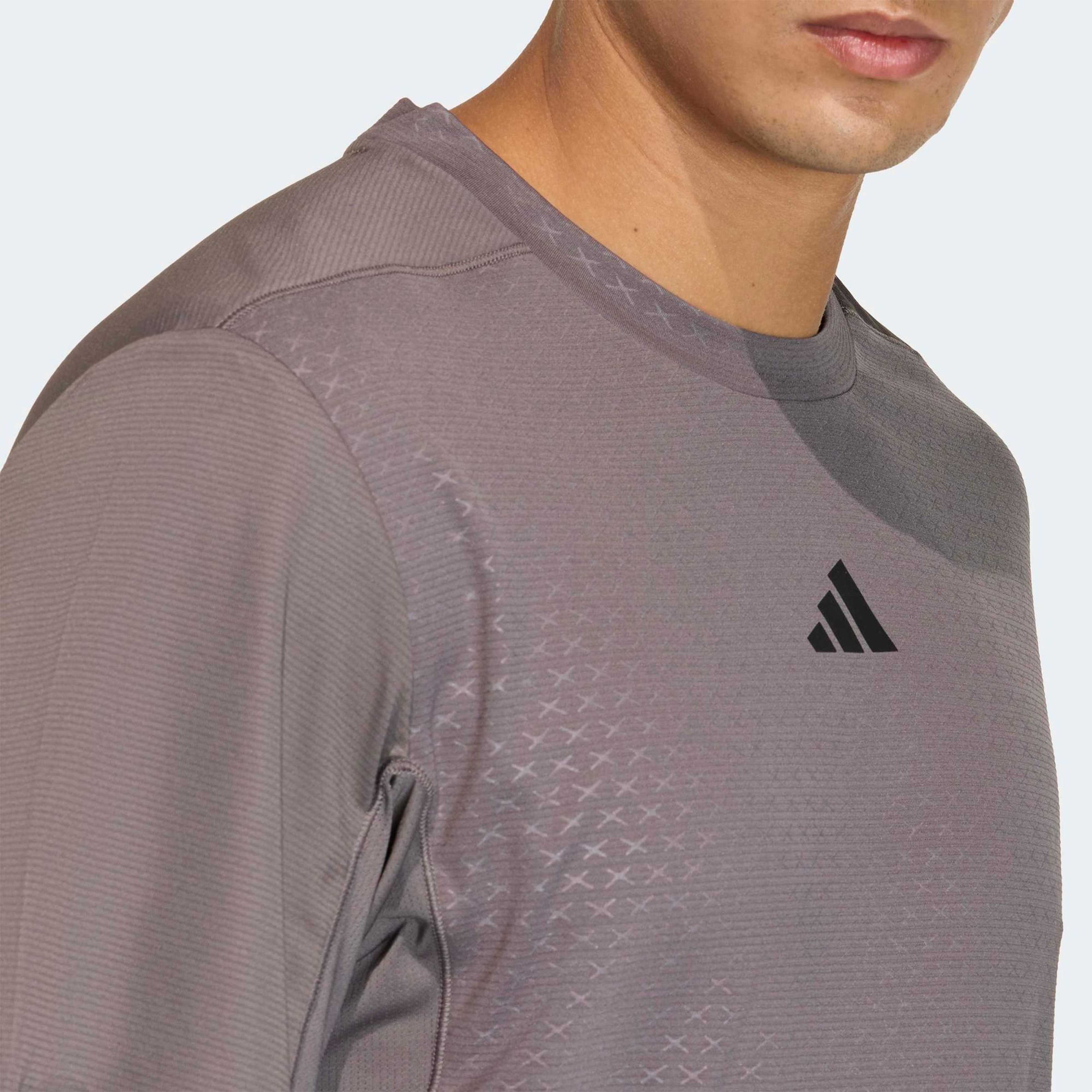 adidas Power 3-Stripes Erkek Bej T-Shirt