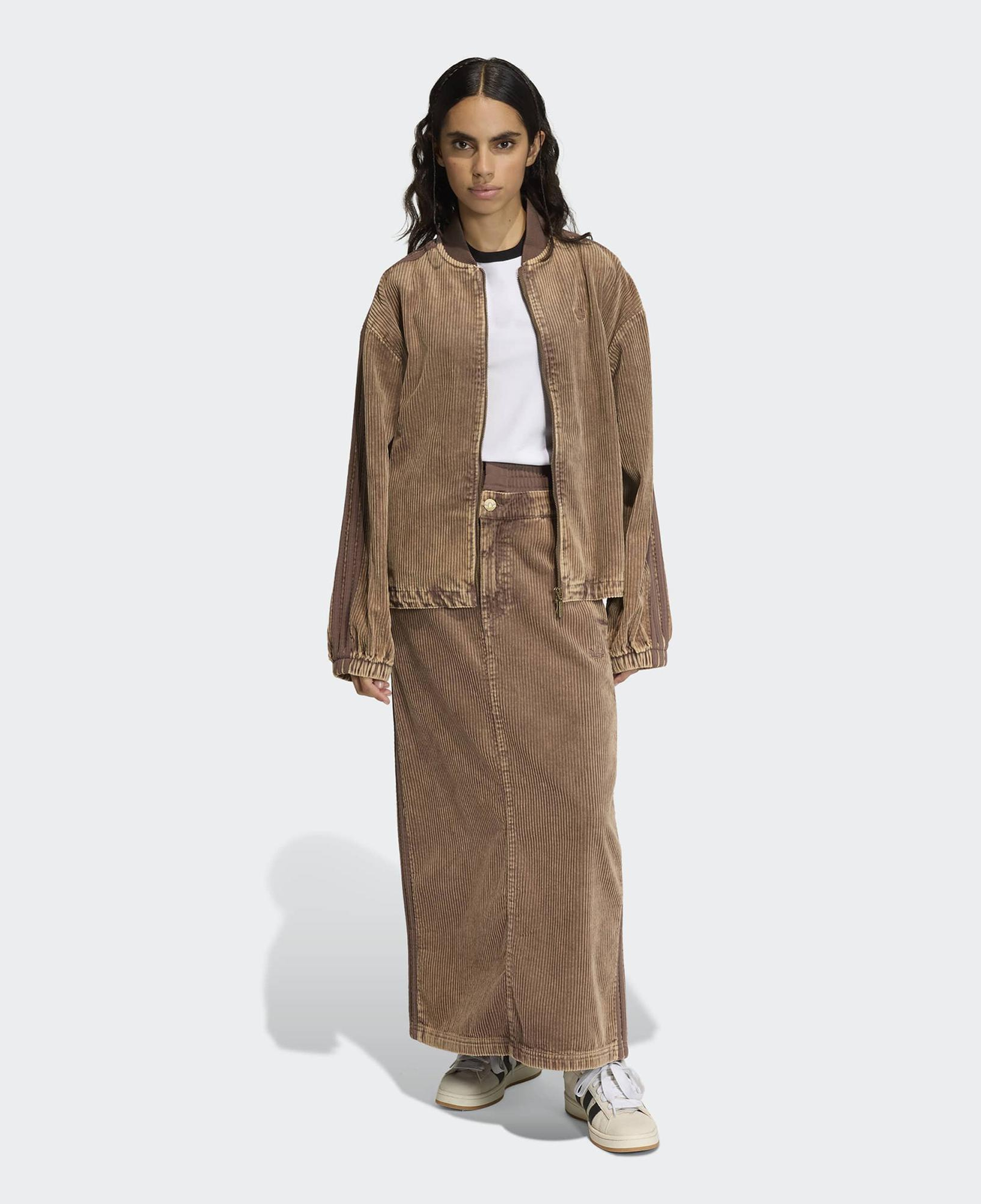 adidas Corduroy Kadın Kahverengi Ceket