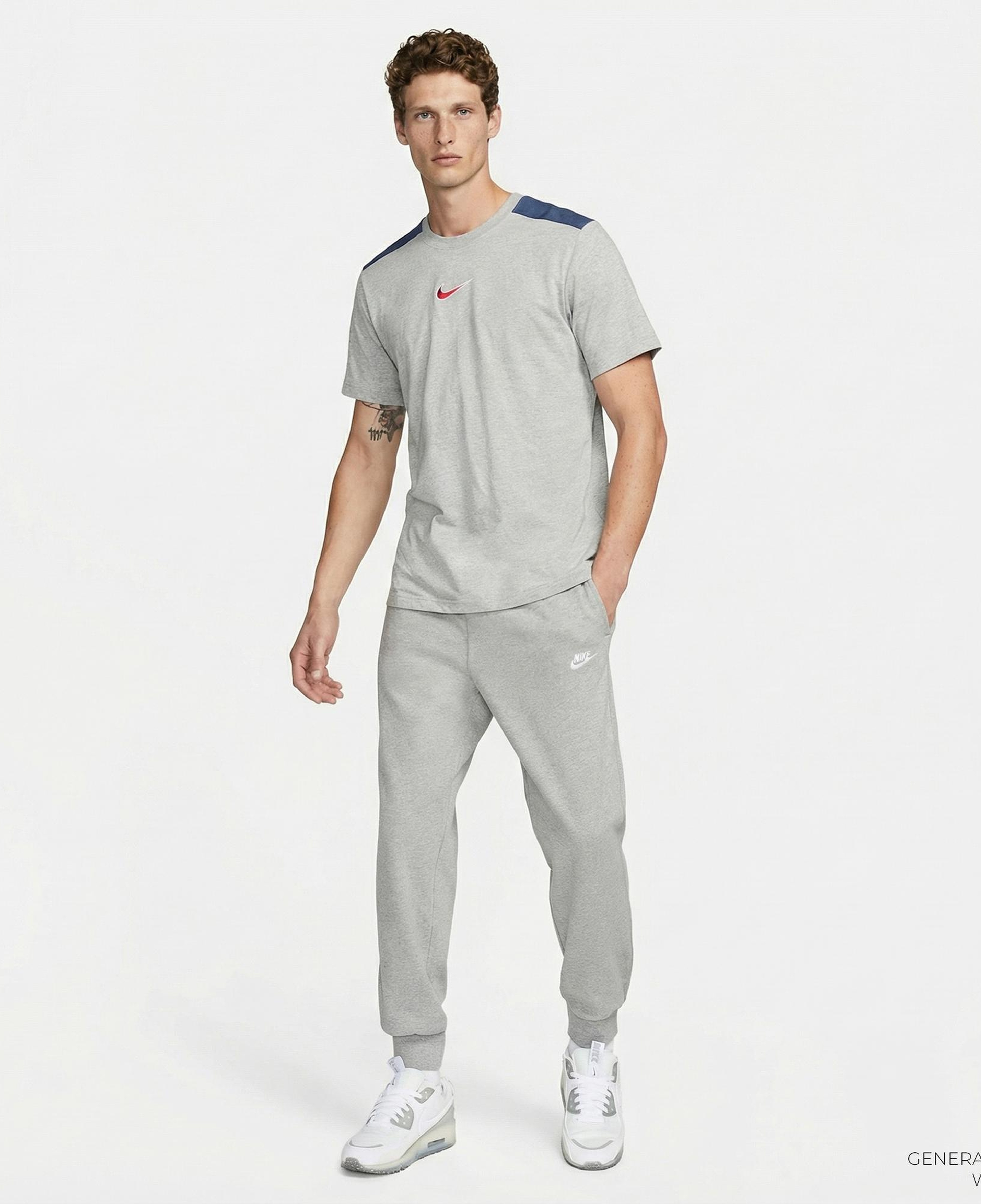 Nike Club Erkek Gri Eşofman Altı