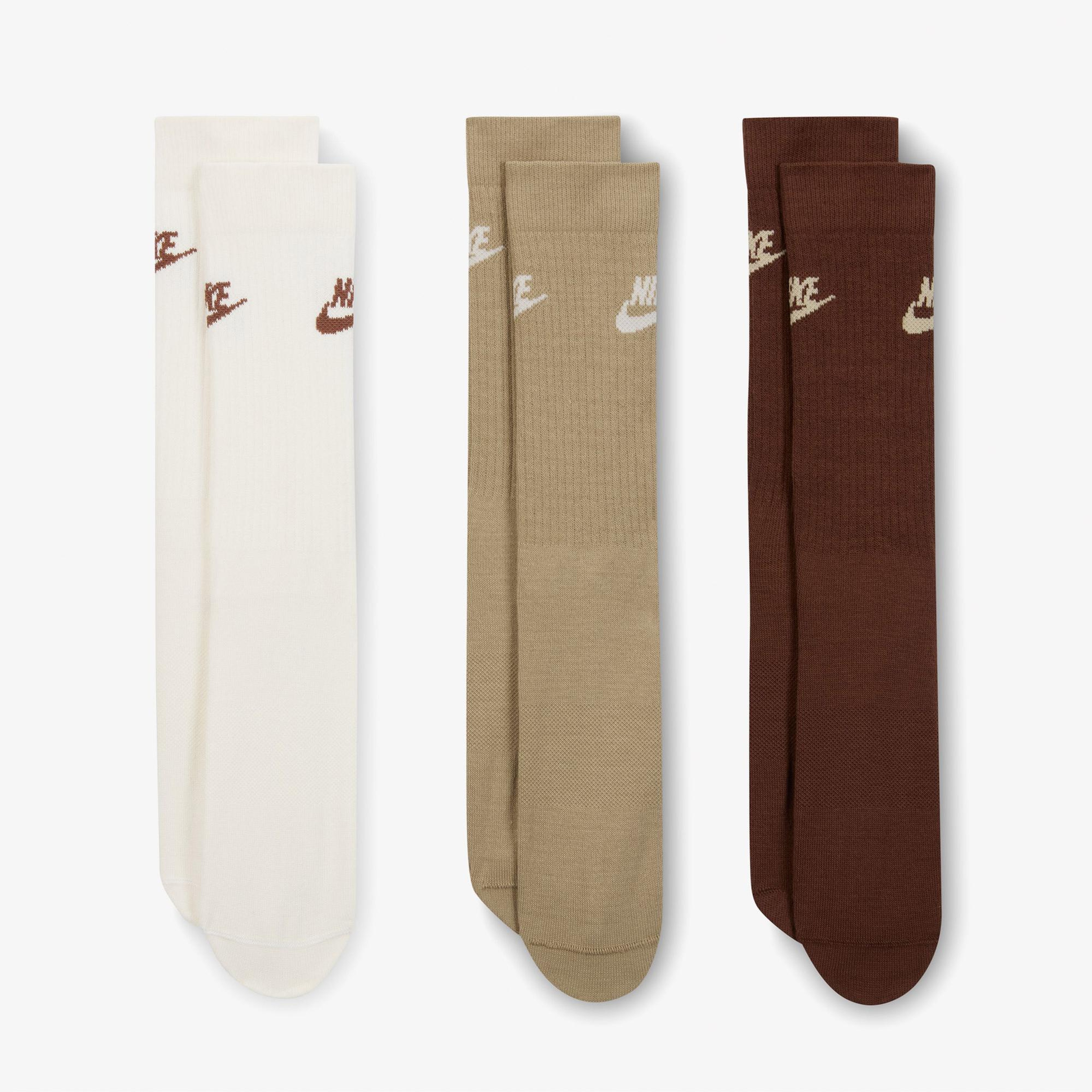 Nike Sportswear Everyday Essential 3' lü Unisex Renkli Çorap