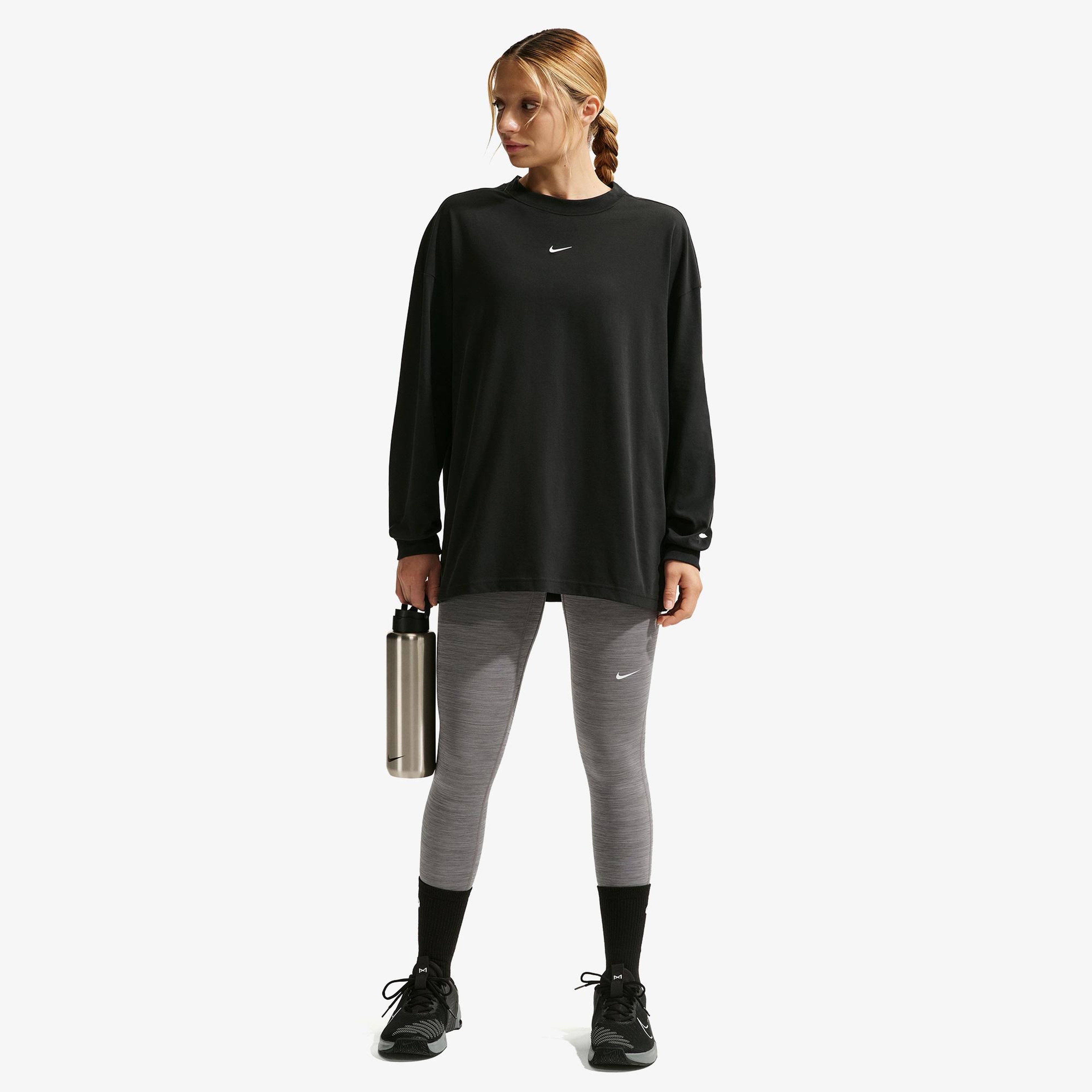 Nike Pro Dri-Fit 365 Kadın Gri Tayt