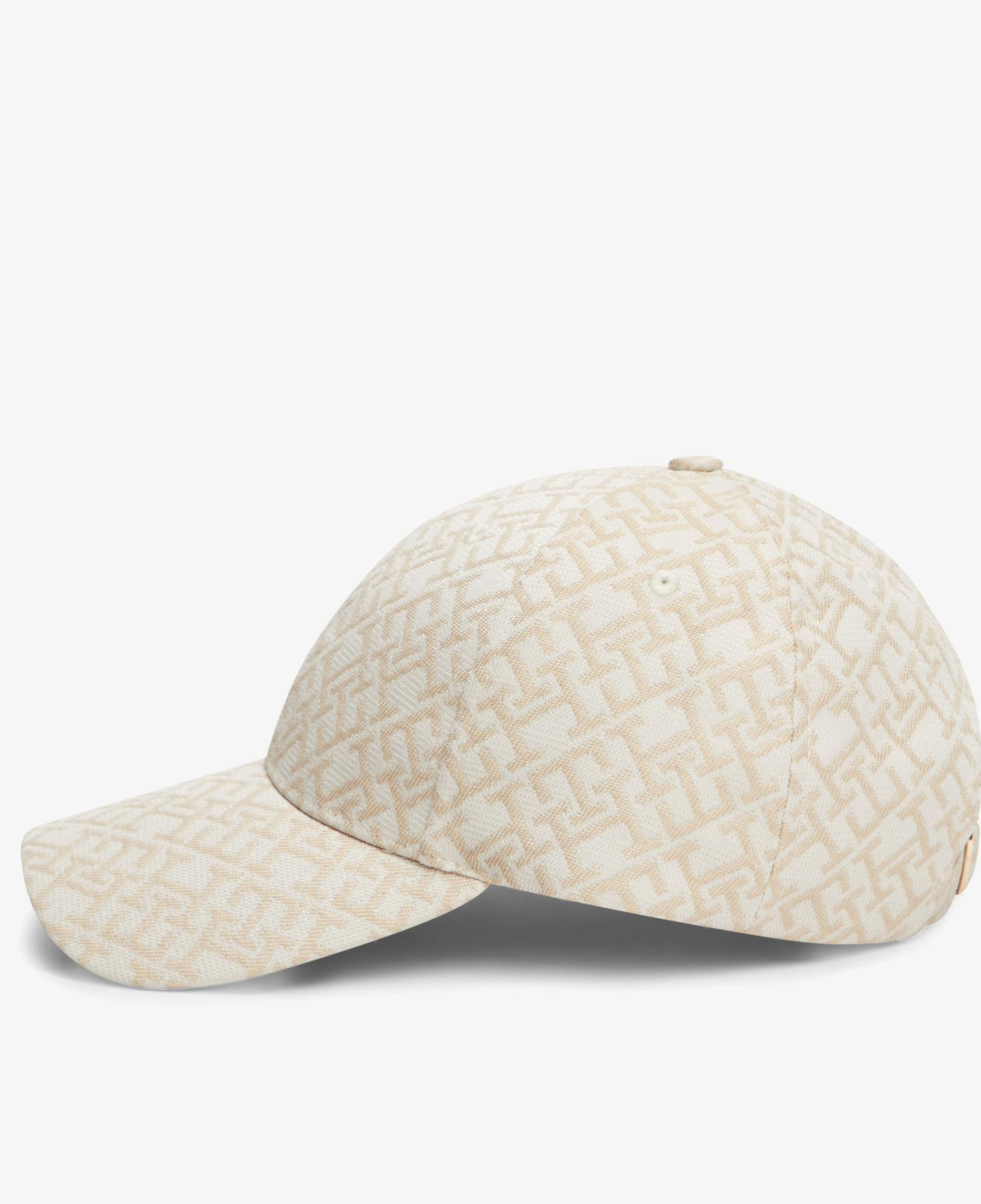 Tommy Hilfiger Monogram Kadın Bej Şapka