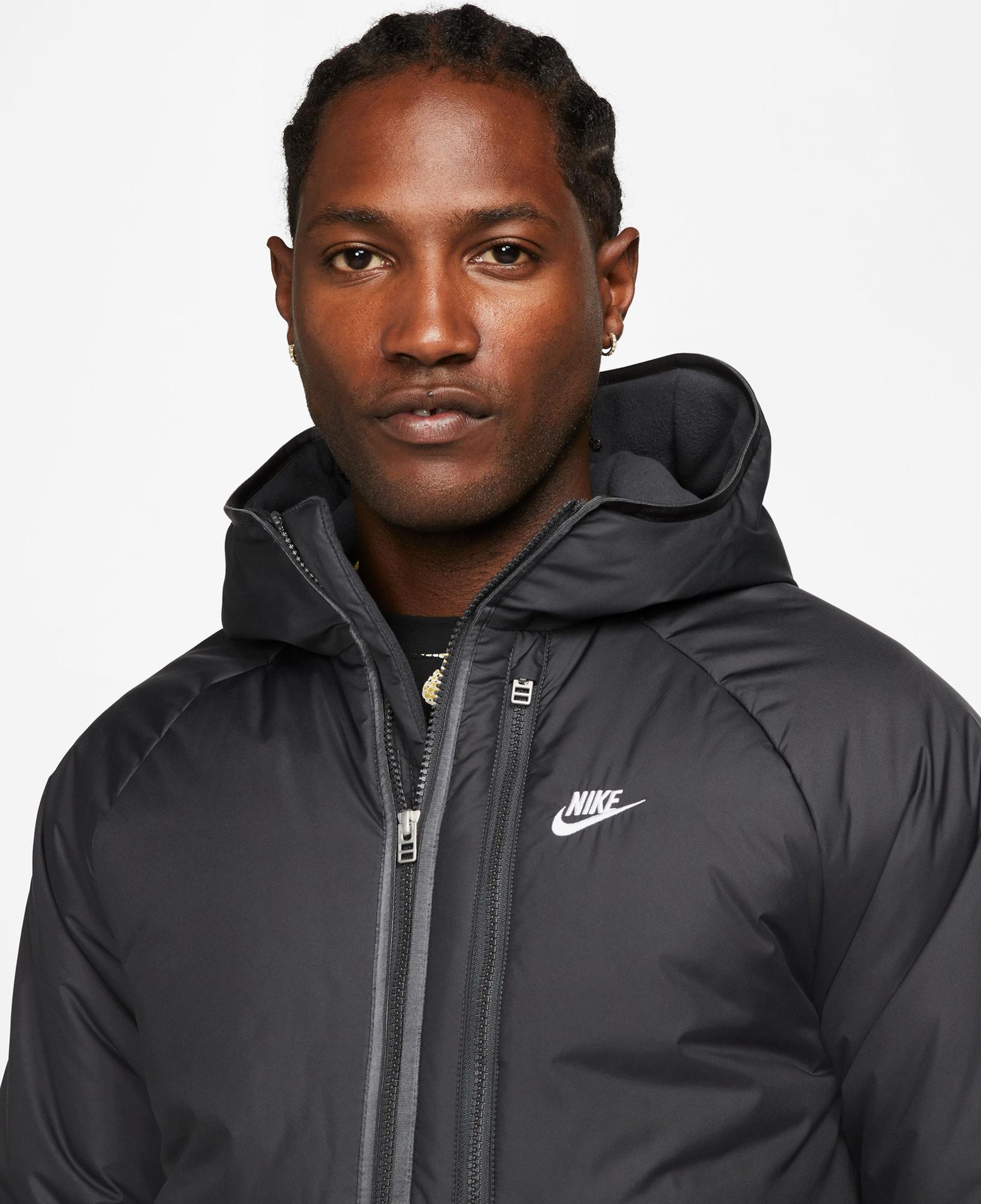 Nike Sportswear Therma-Fit Repel Erkek Gri Mont