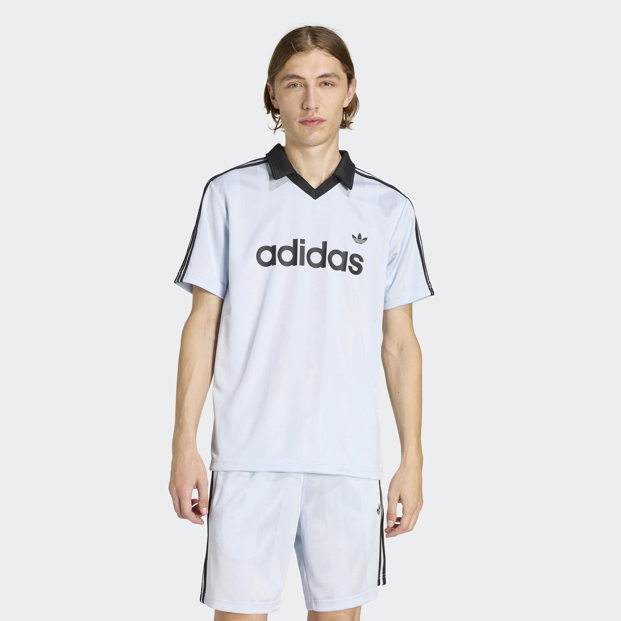 adidas Archive Collar Erkek Mavi T-Shirt