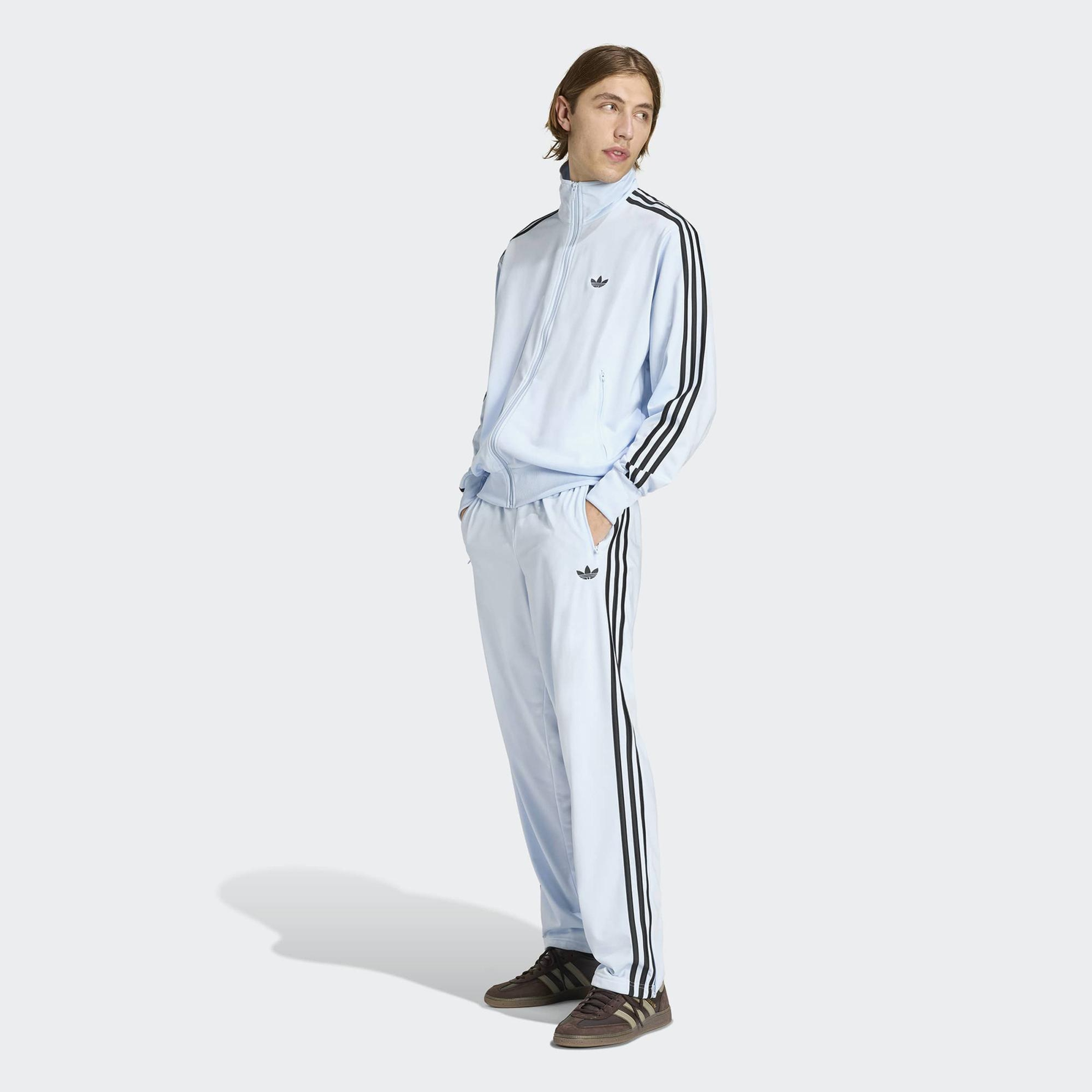 adidas Firebird Erkek Mavi Eşofman Altı