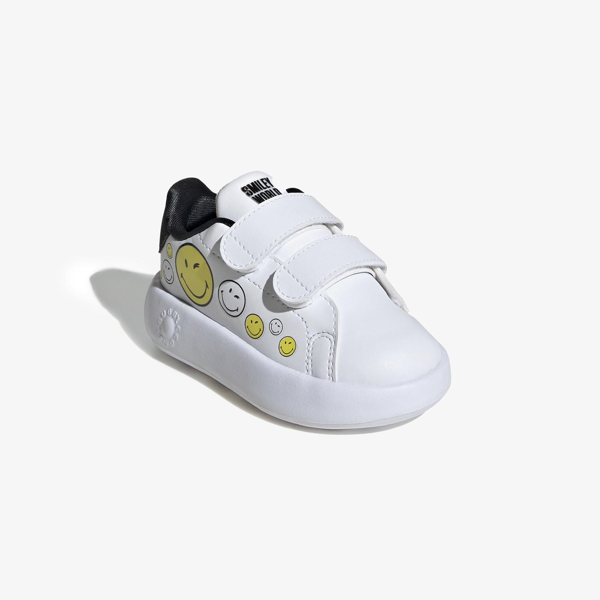 adidas Advantage Smiley Çocuk Beyaz Sneaker
