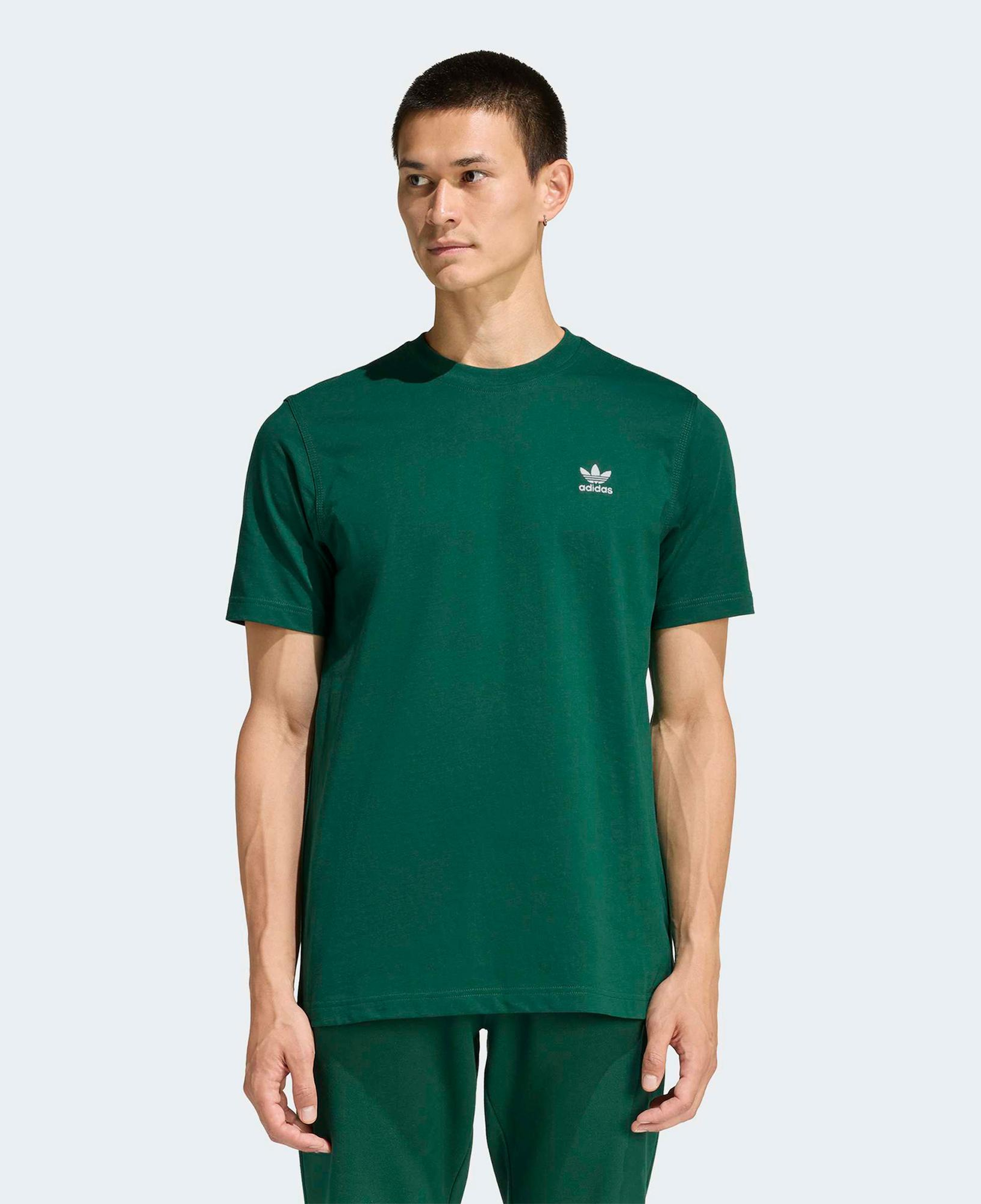 adidas Trefoil Essentials Erkek Yeşil T-Shirt