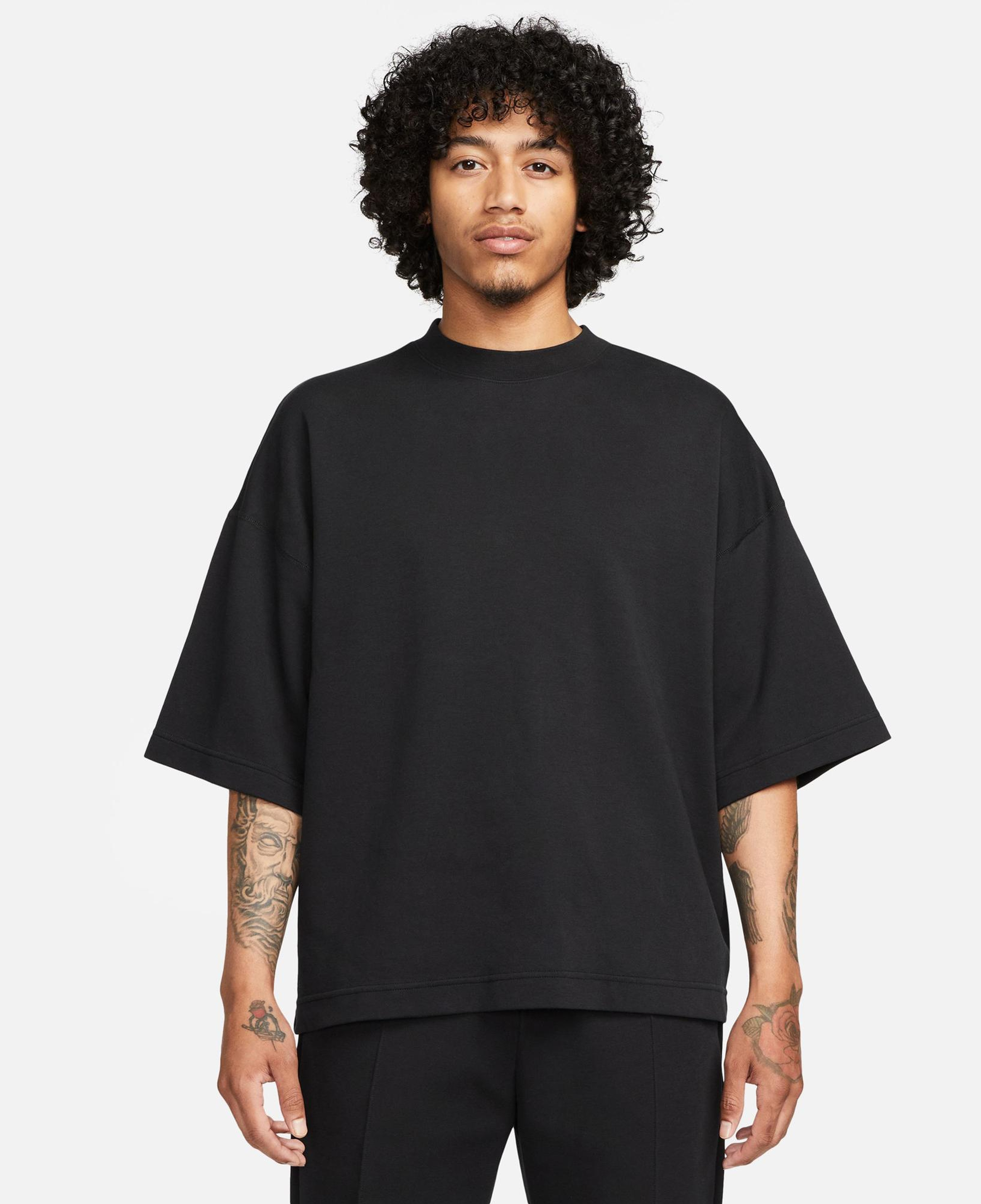 Nike Tech Fleece Erkek Siyah T-Shirt