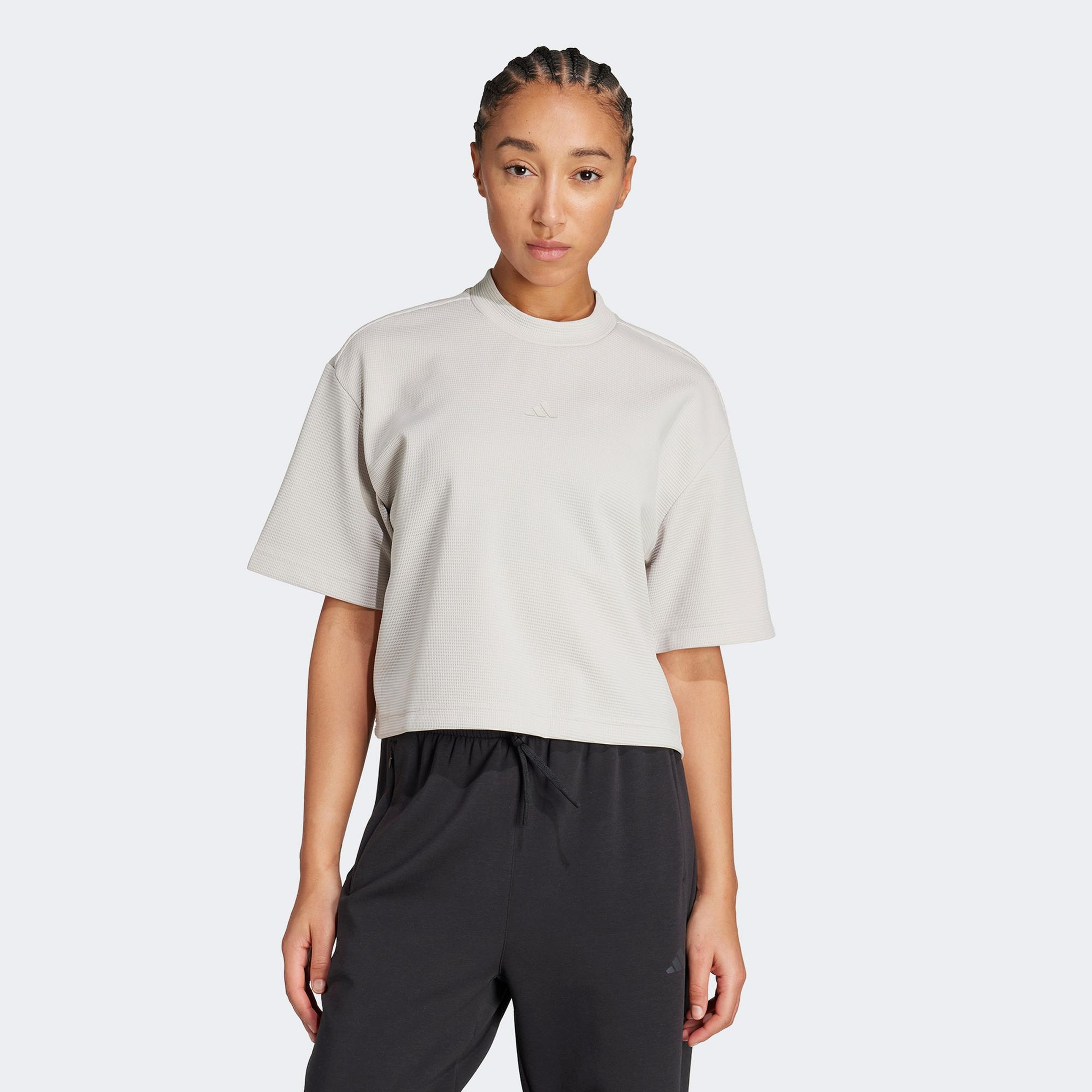 adidas Yoga Motion Kadın Bej T-Shirt