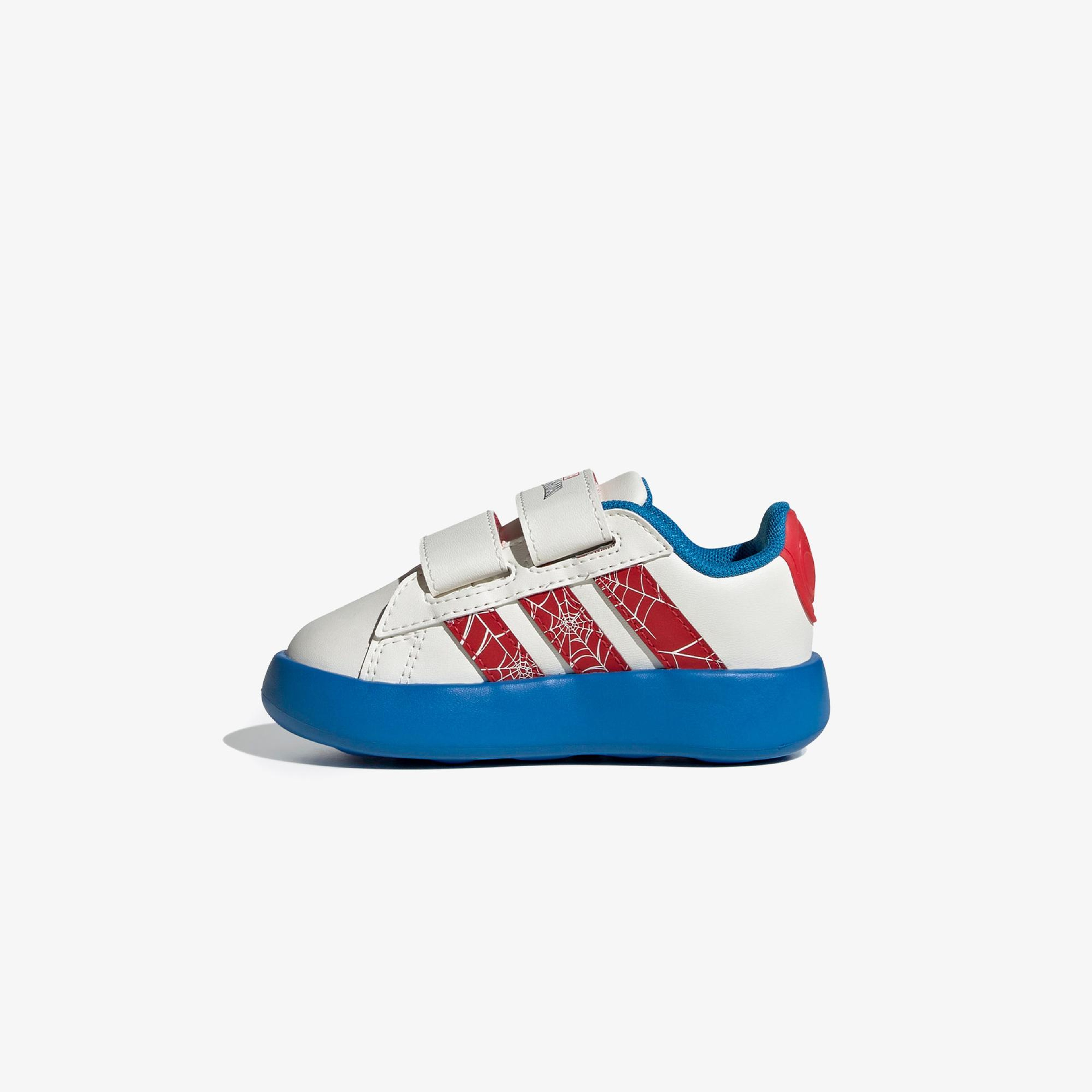 adidas Grand Court Spider-Man Çocuk Beyaz Sneaker