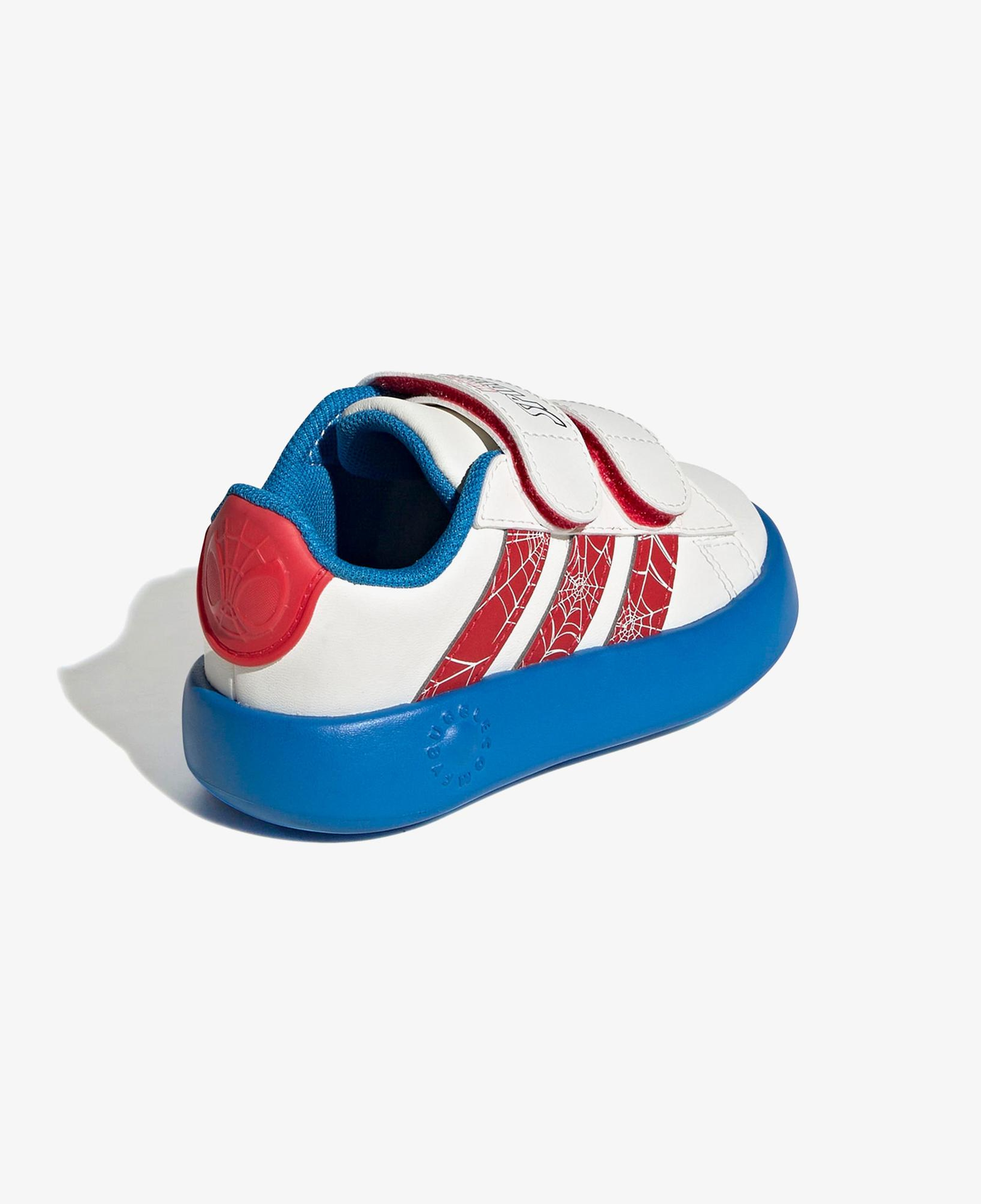 adidas Grand Court Spider-Man Çocuk Beyaz Sneaker