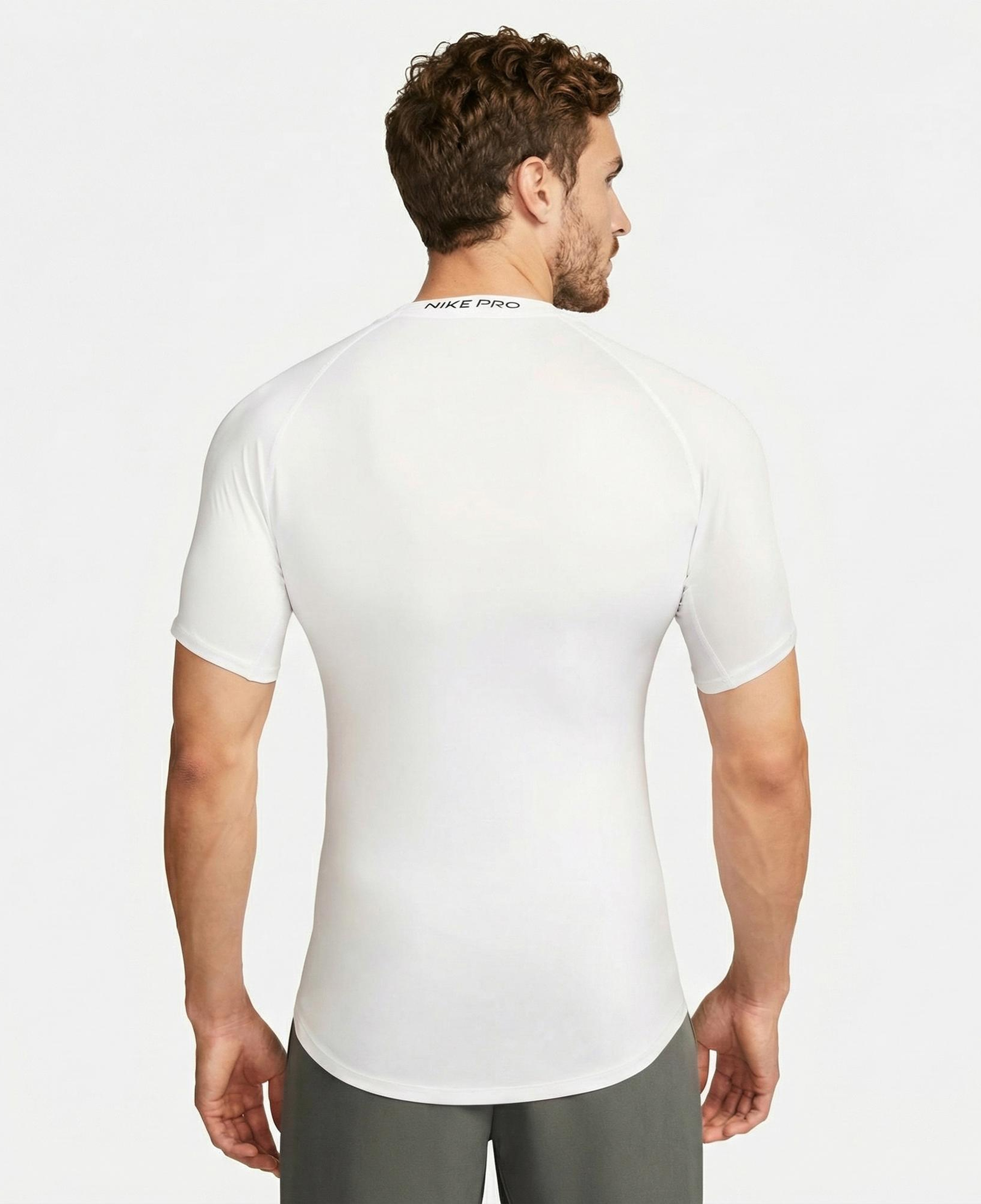 Nike Pro Dri-Fit Erkek Beyaz T-Shirt