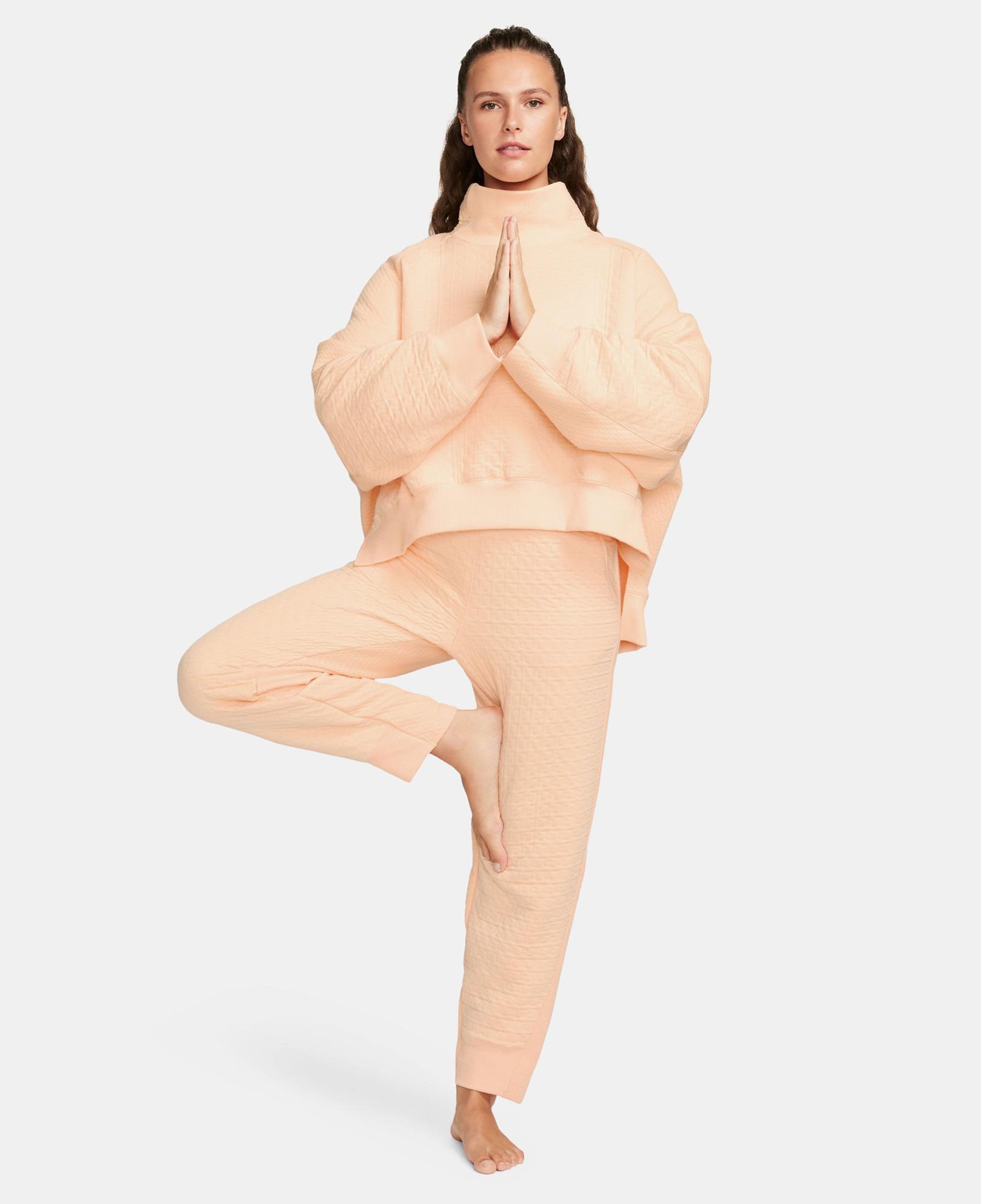 Nike Yoga Therma-Fit Adventure Fleece Kadın Turuncu Eşofman Altı