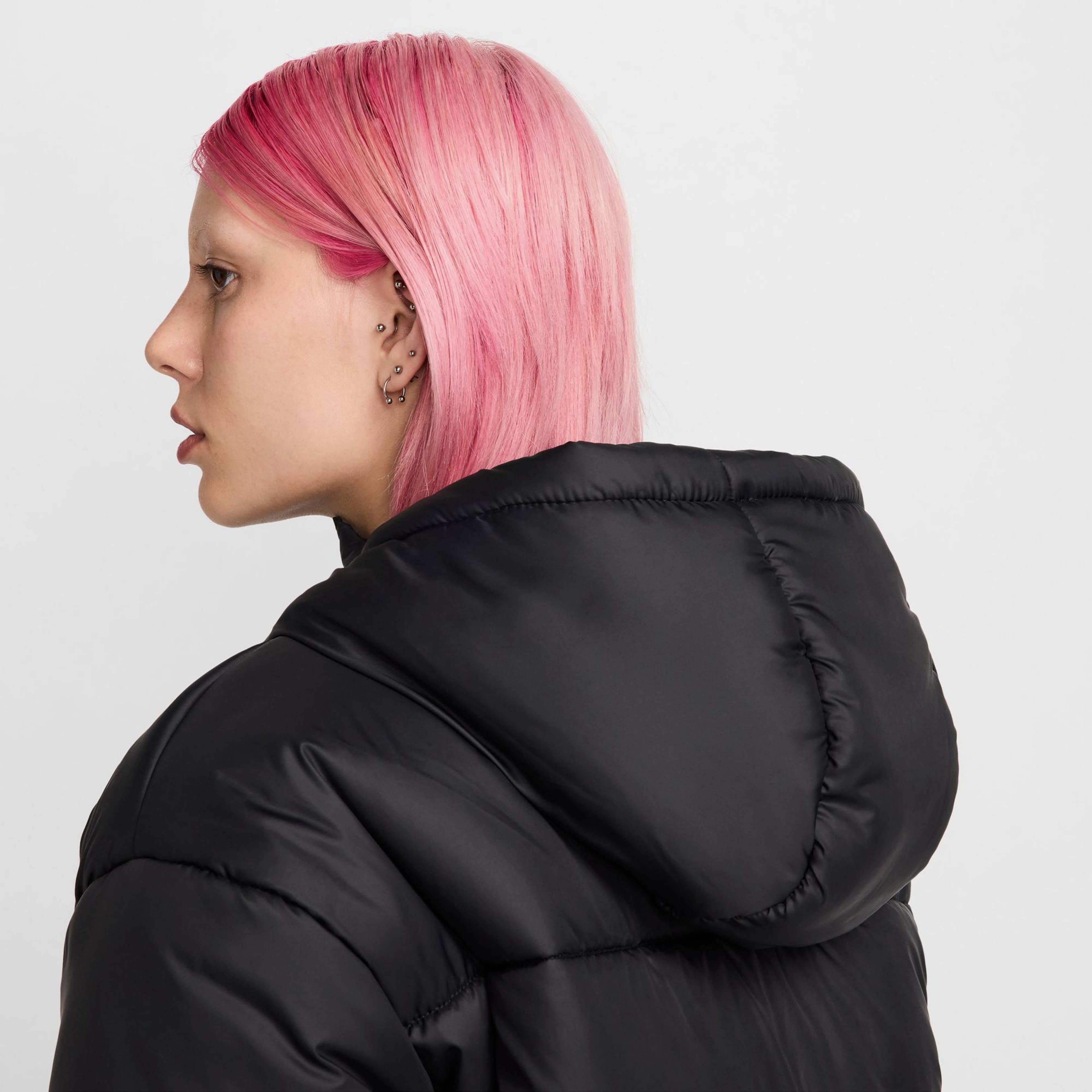 Nike Sportswear Classic Puffer Kadın Siyah Mont